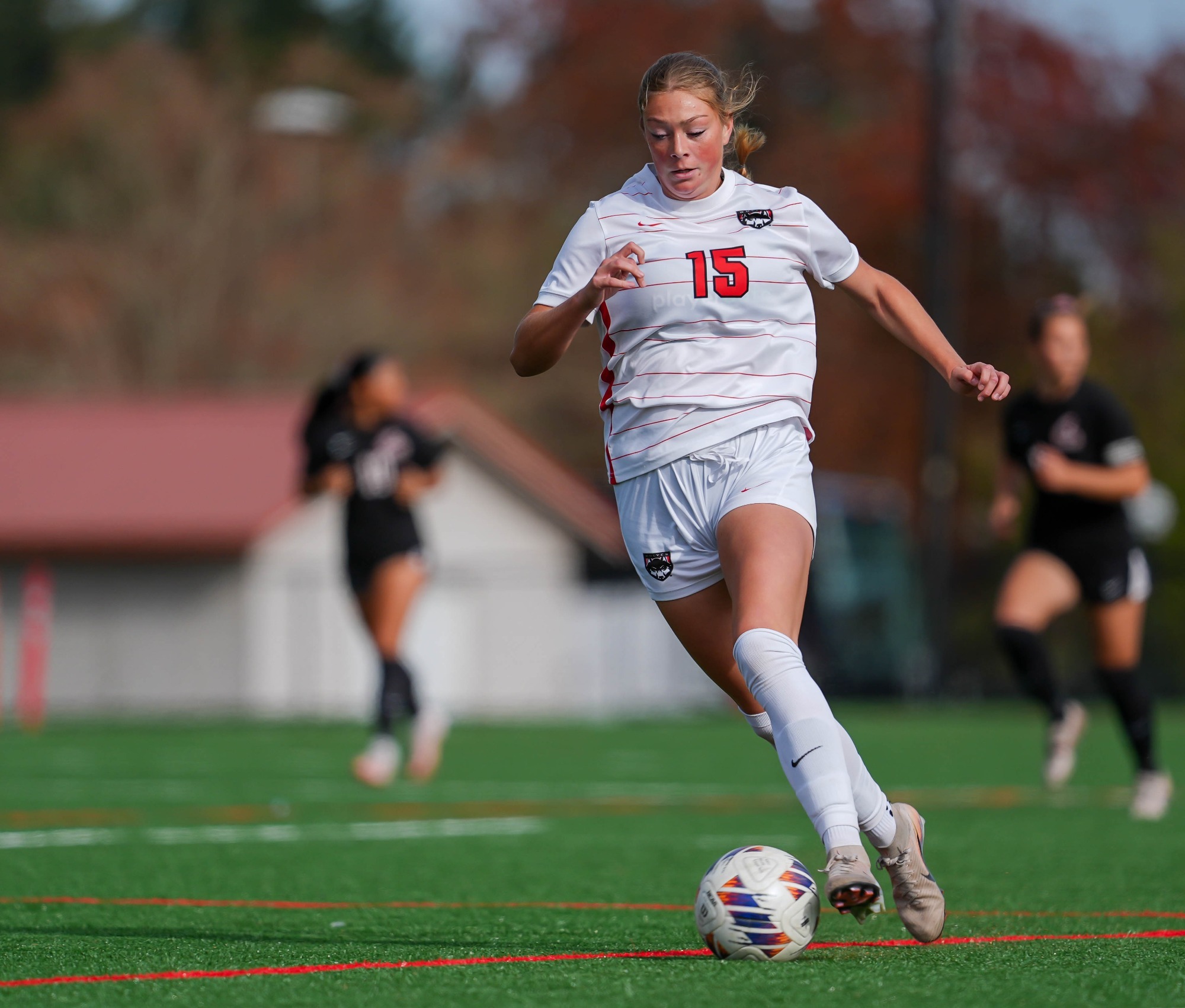 Olivia Boger scored twice on Thursday against NNU