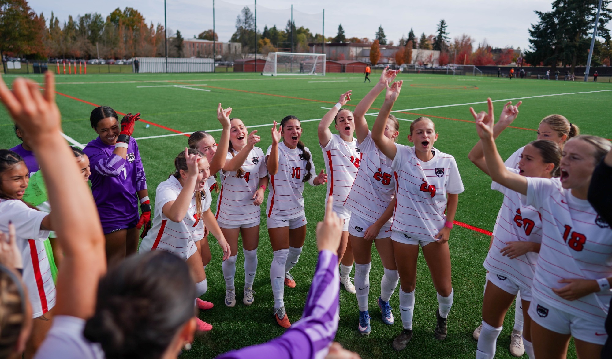 WSOC Wolves celebrate win