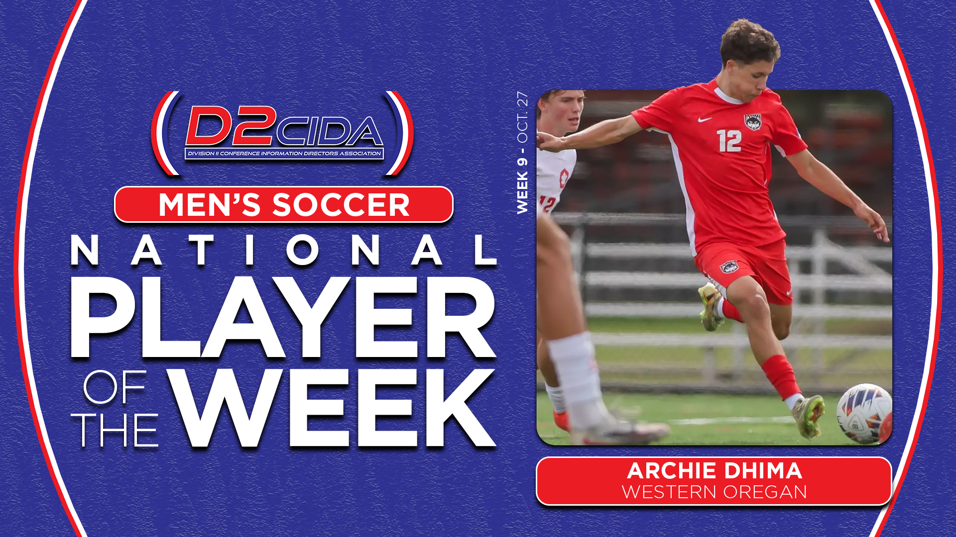Archie Dhima, national player of the week