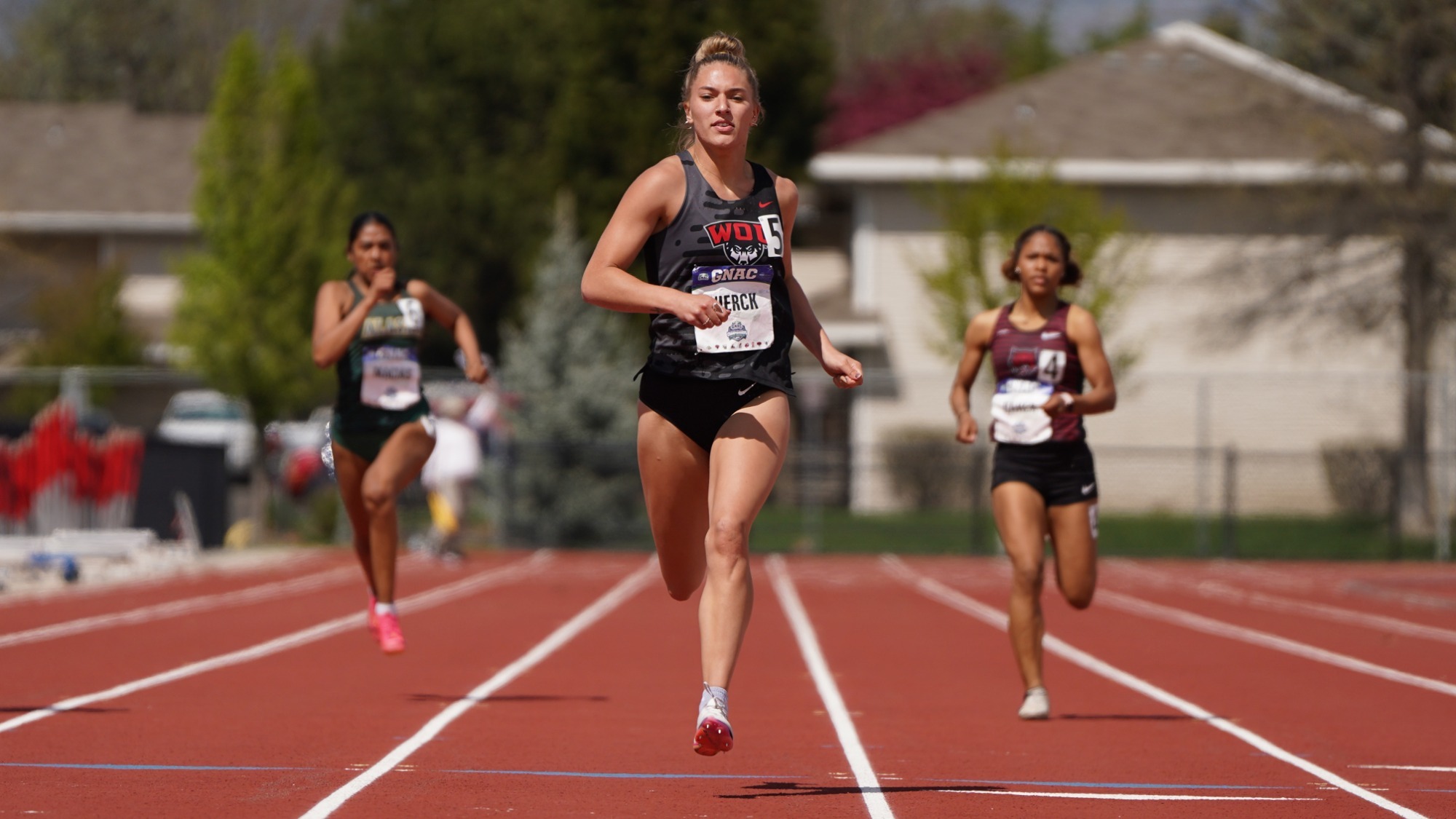 Makenna Vierck competes at the GNAC Combined Events Championships