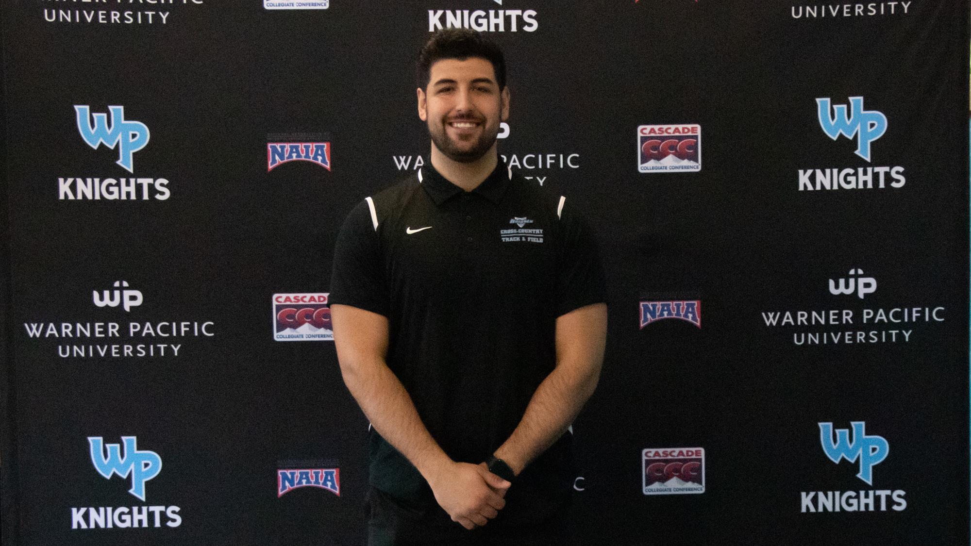 WPU Track and Field Signs California JUCO Javelin Champion Angelo Flores Warner Pacific