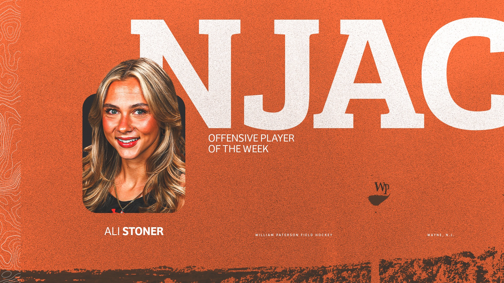 Ali Stoner NJAC Field Hockey Offensive Player of the Week