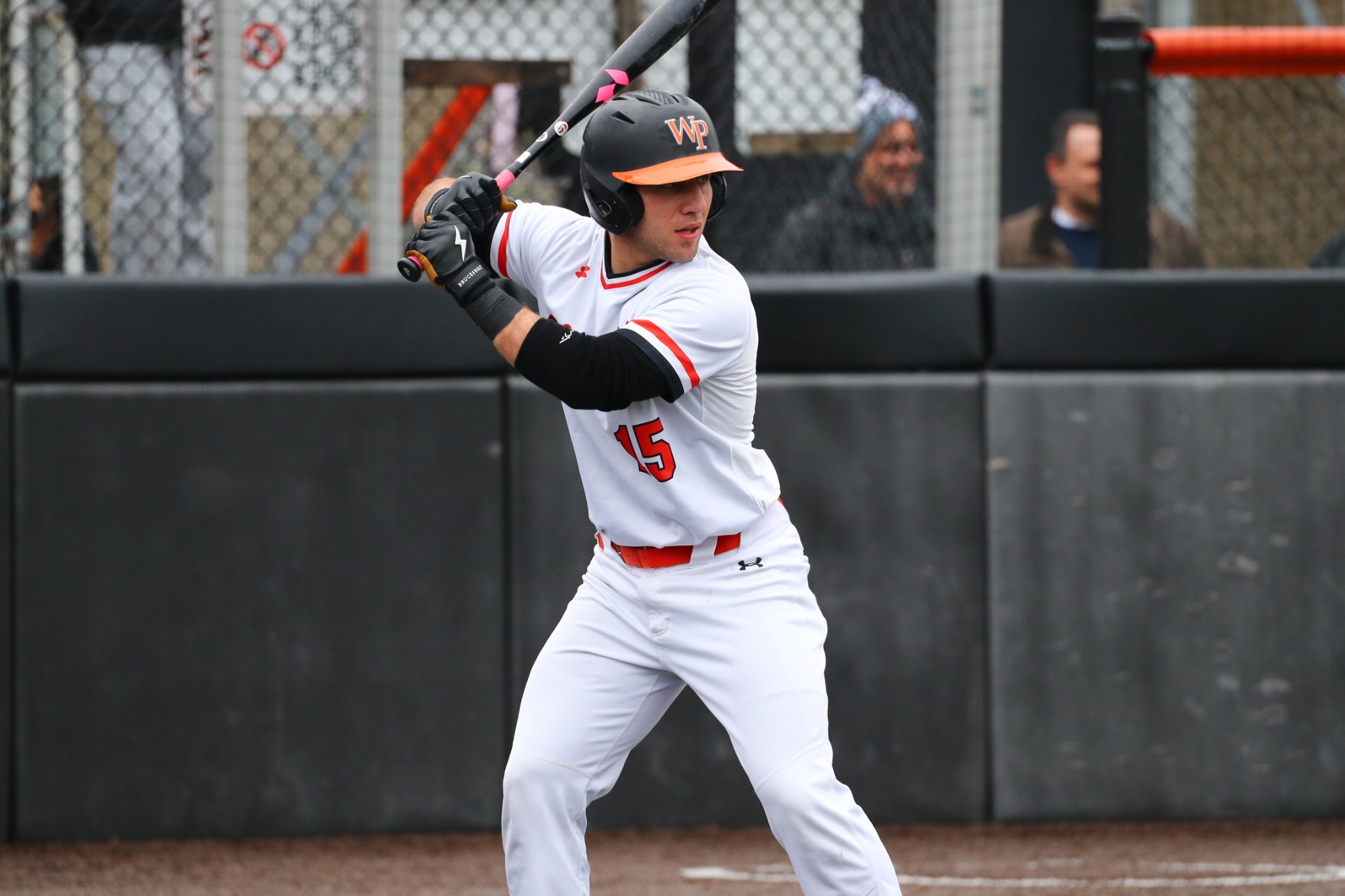 Christian Peluso gears up for a pitch.