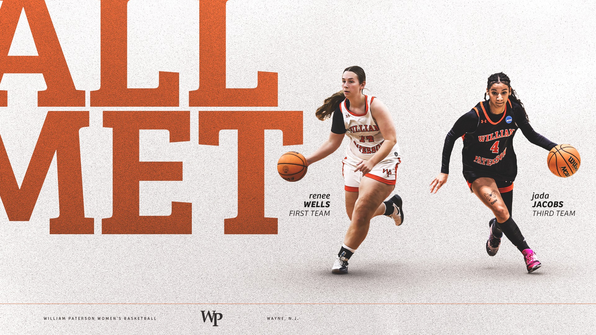 Renee Wells and Jada Jacobs All-Met Team Web Graphic