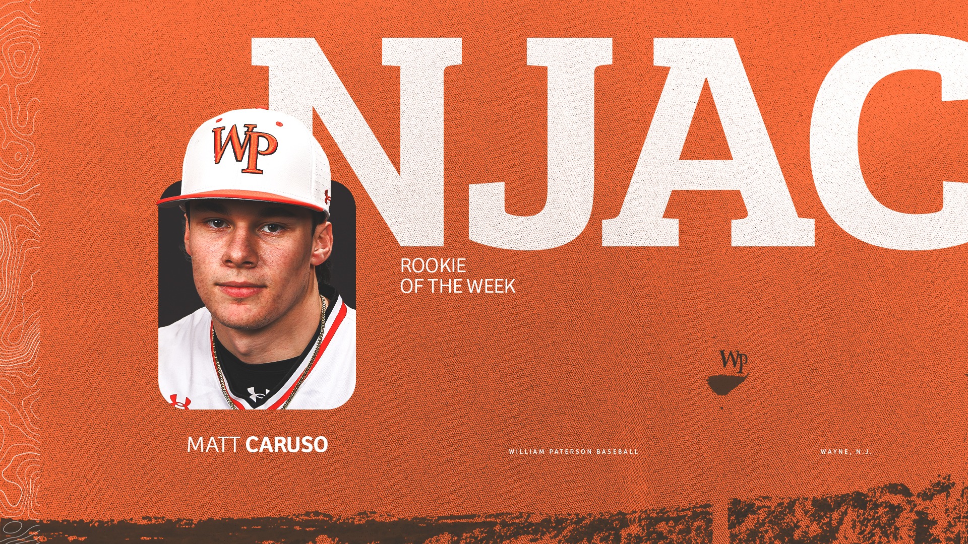 Matt Caruso NJAC Baseball Rookie of the Week
