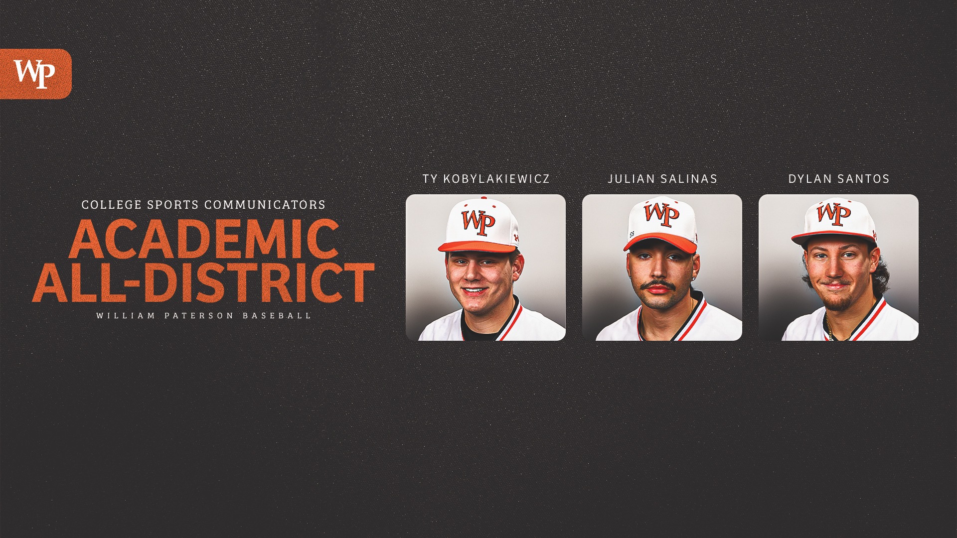 CSC Academic All-District Baseball