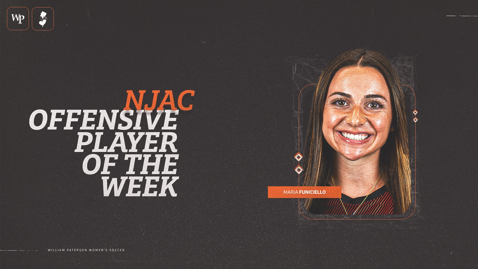 Maria Funiciello Offensive Player of the Week Web Graphic