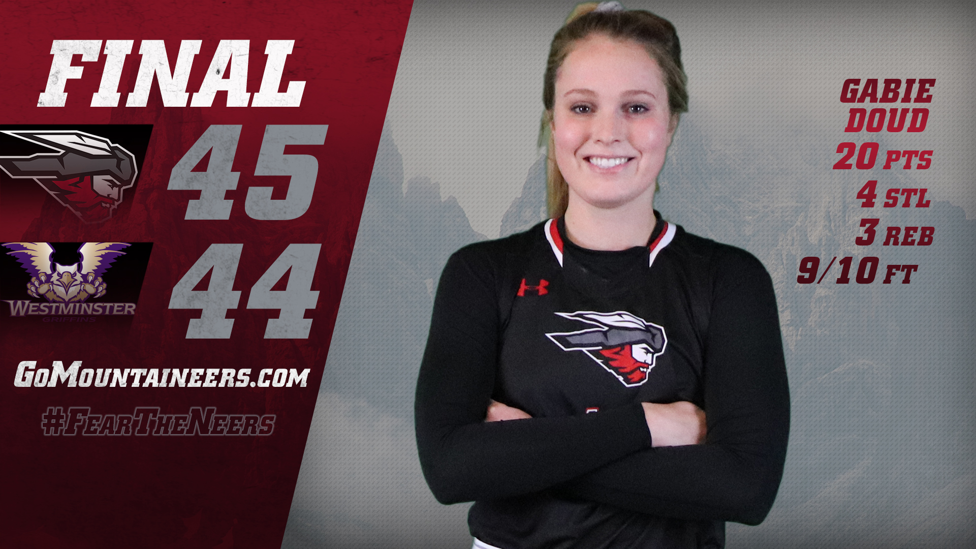 Gabie Doud 201920 Women's Basketball Western Colorado University