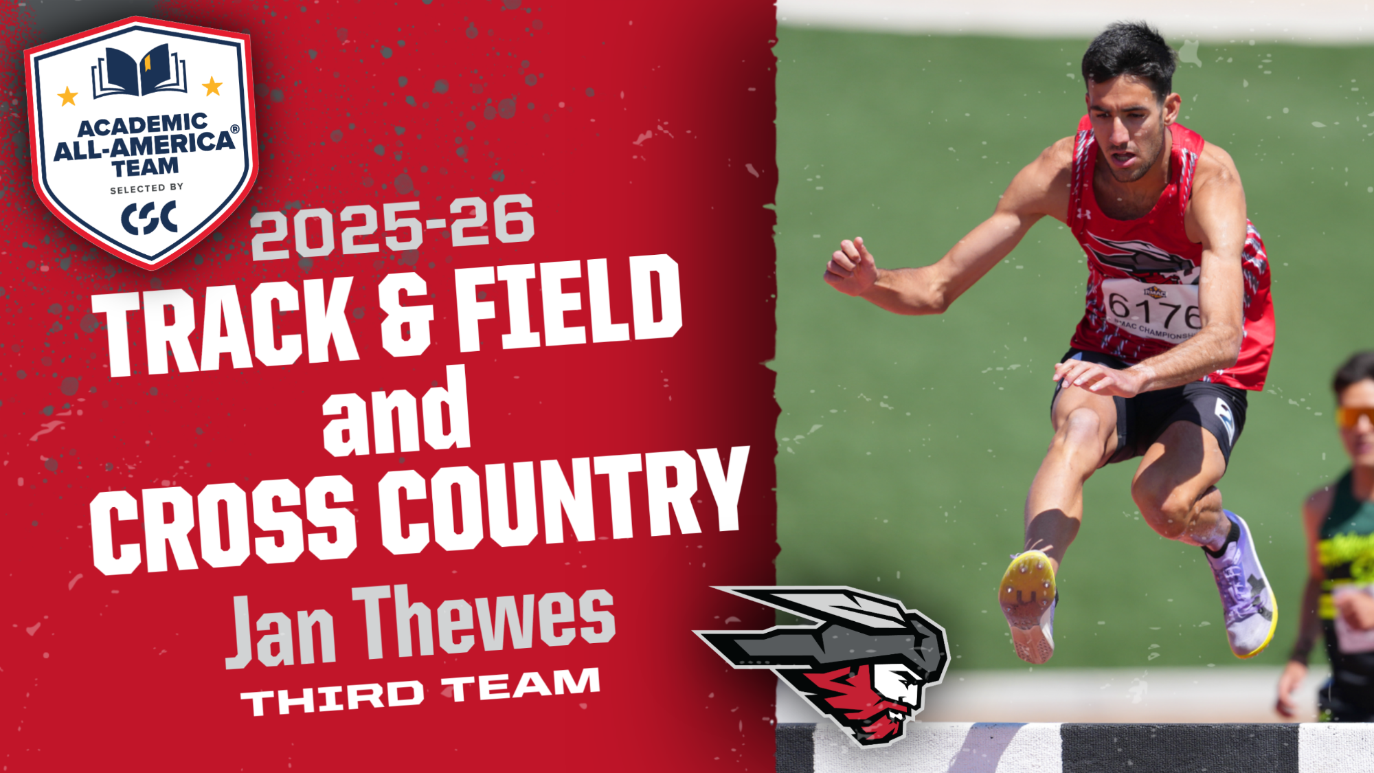 Jan Thewes voted CSC 3rd Team Academic All-American