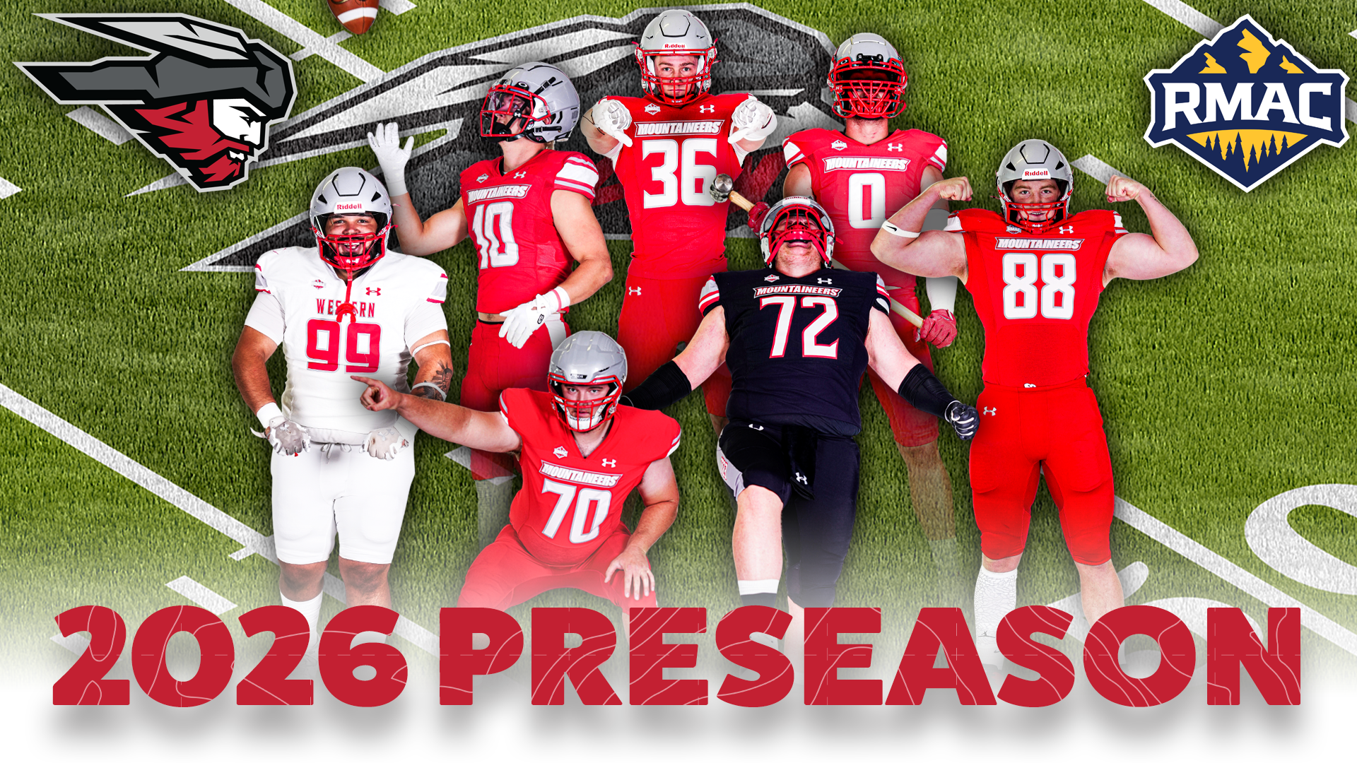 2nd in the RMAC preseason coaches' poll, Western placed 7 players on the preseason All-RMAC squad