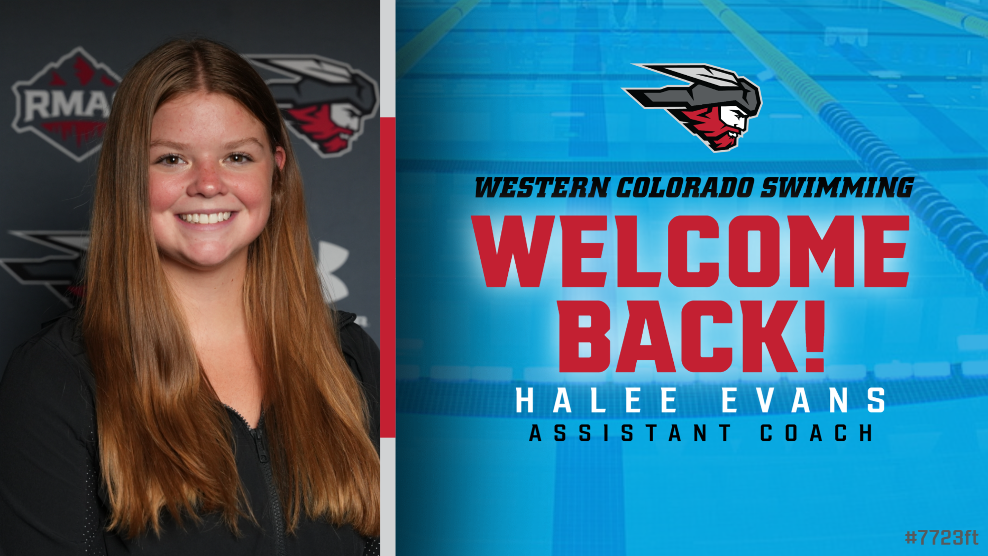 Halee Evans announced as swim program's assistant coach