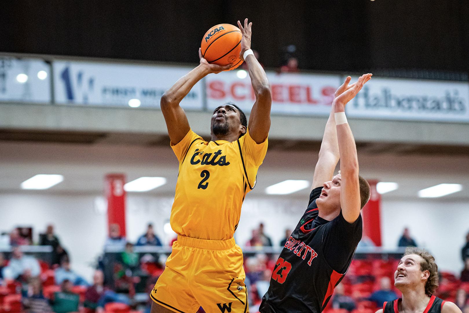 Minot State Men’s Basketball vs WSC - Captured at MSU Dome on Jan 24, 2026 in Minot, North Dakota Photo by Sean Arbaut