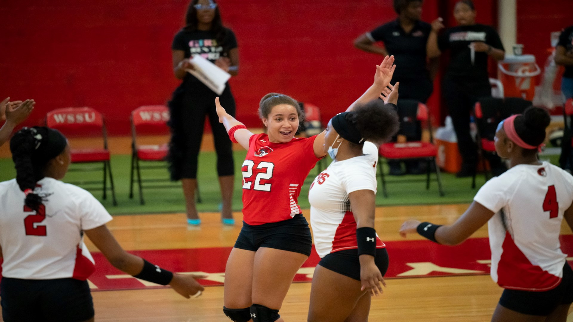 Volleyball Defeats JCSU in FiveSet Electrifying Match Thursday Night