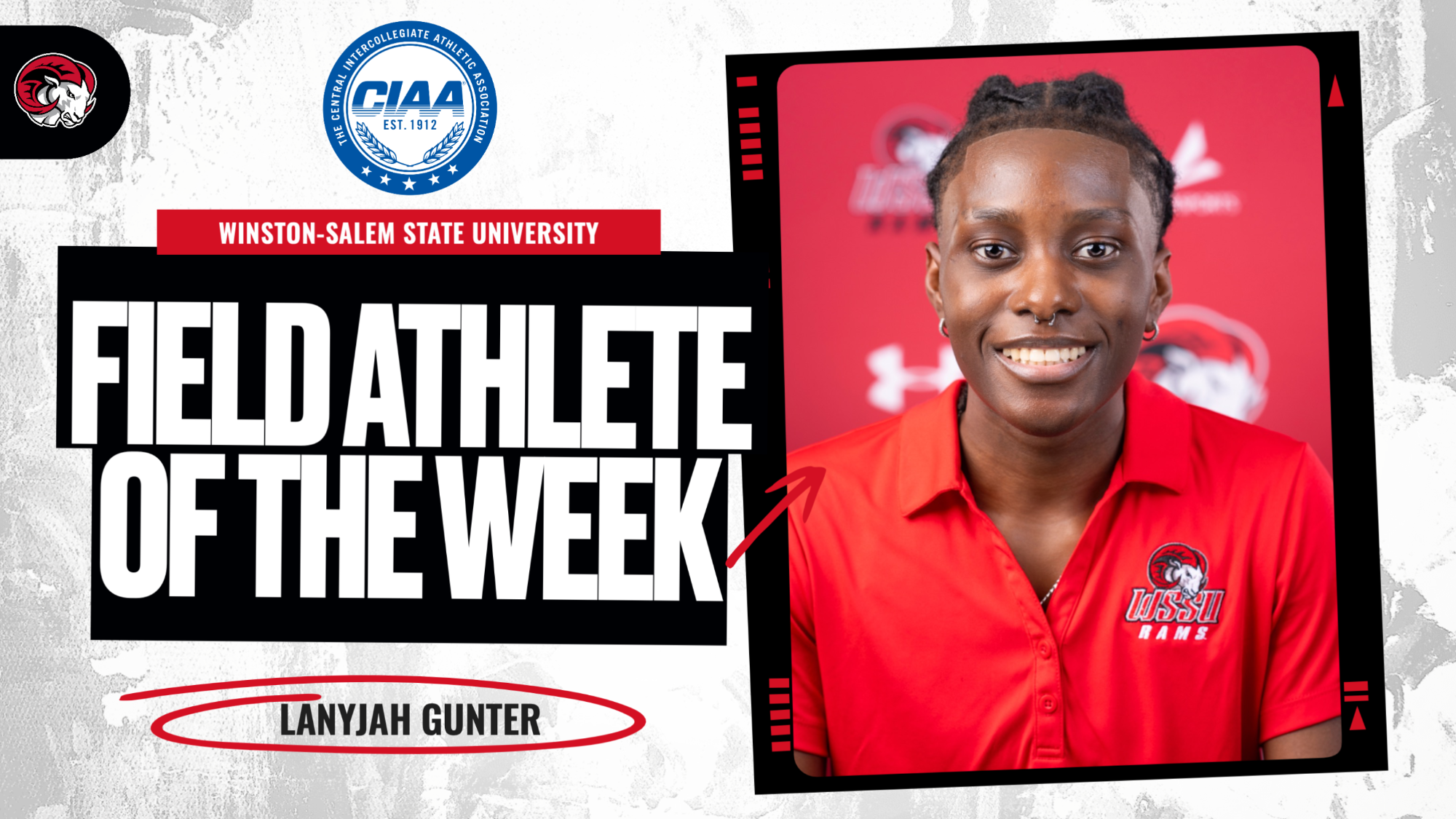 L. Gunter - field athlete of the week