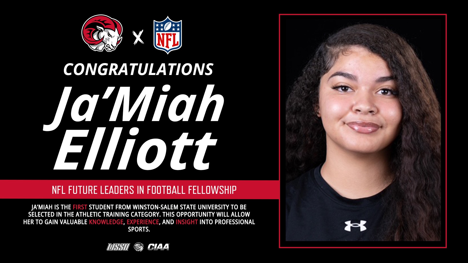 Ja'Miah Elliott NFL Fellowship