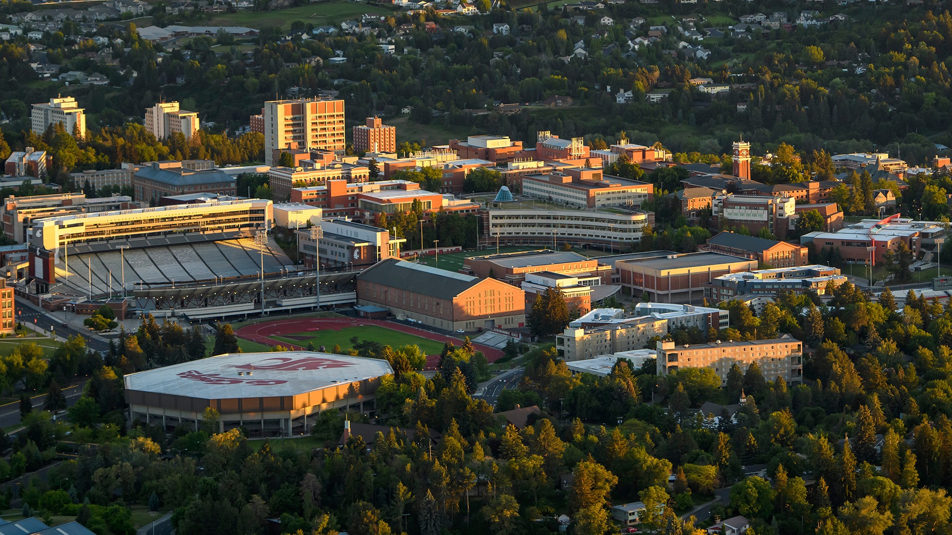 WSU Pullman Aerial Campus