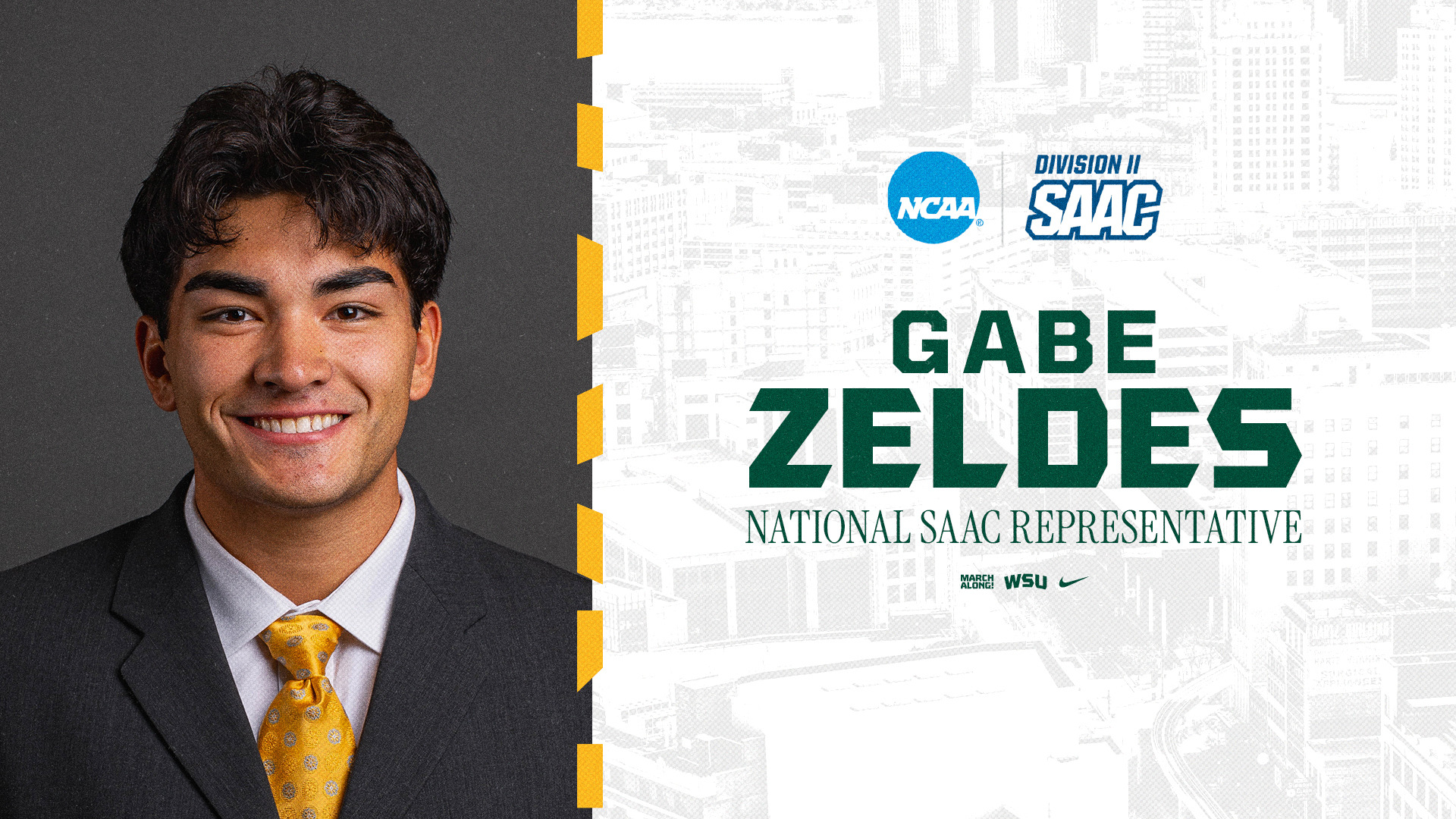 Gabe Zeldes National SAAC Representative