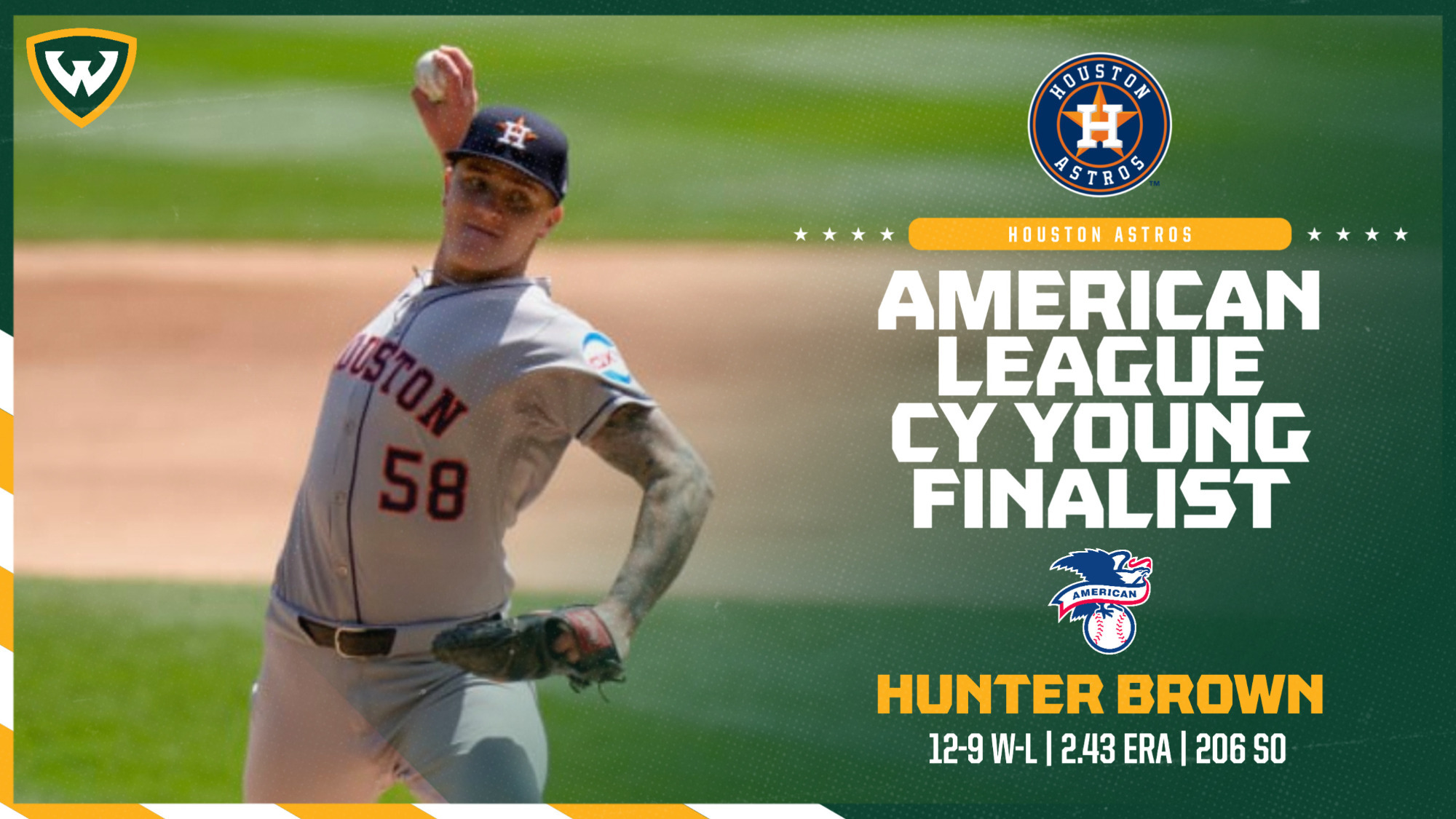 Hunter Brown AL Cy Young Finalist