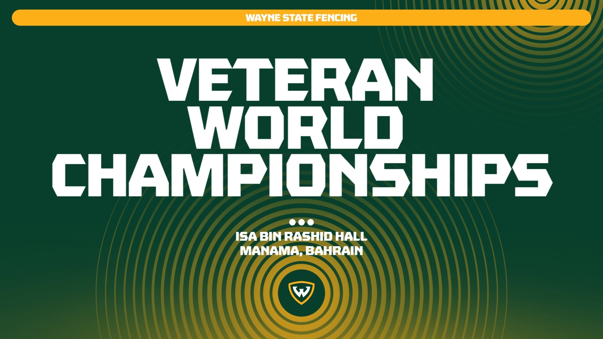 Vet World Championships, Fencing