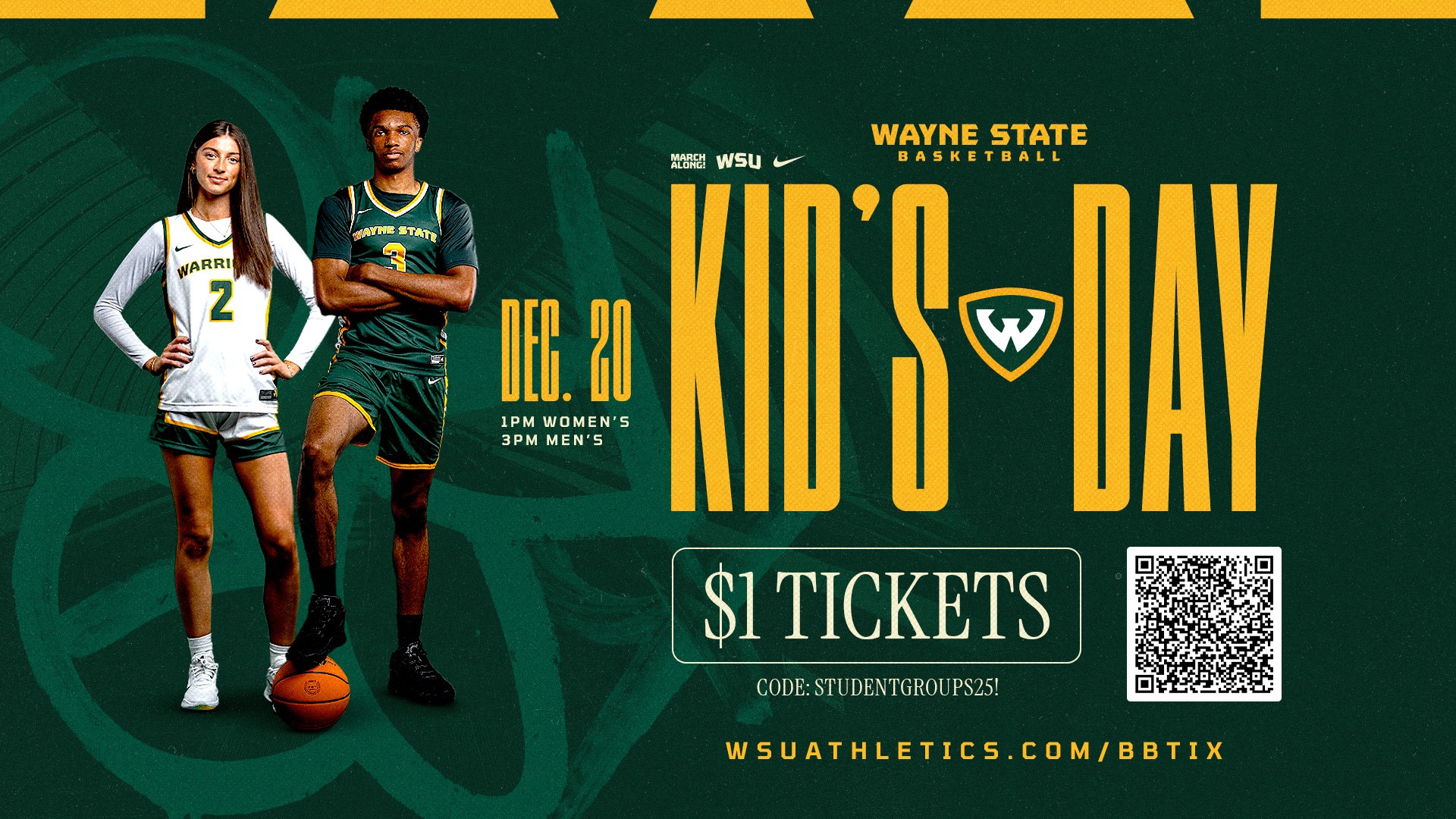 2025 Basketball Kid's Day Promo Graphic