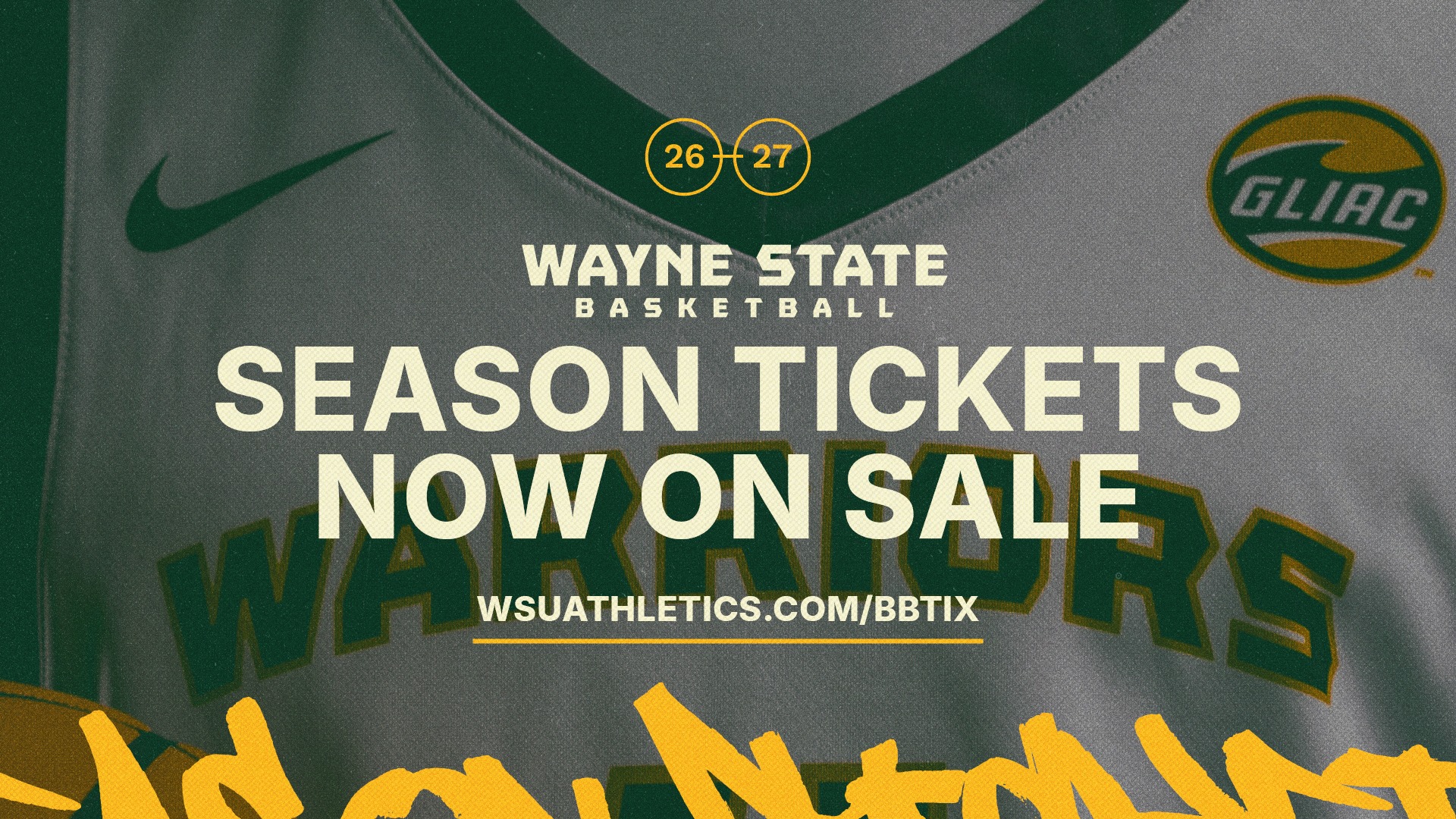 2026-27 Basketball Season Tickets graphic