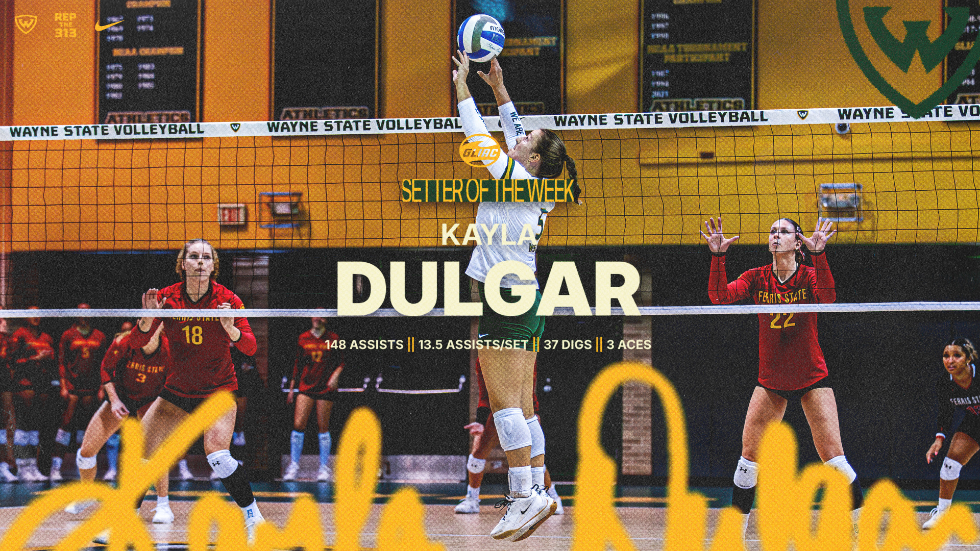 Dulgar GLIAC Setter of the Week 2026