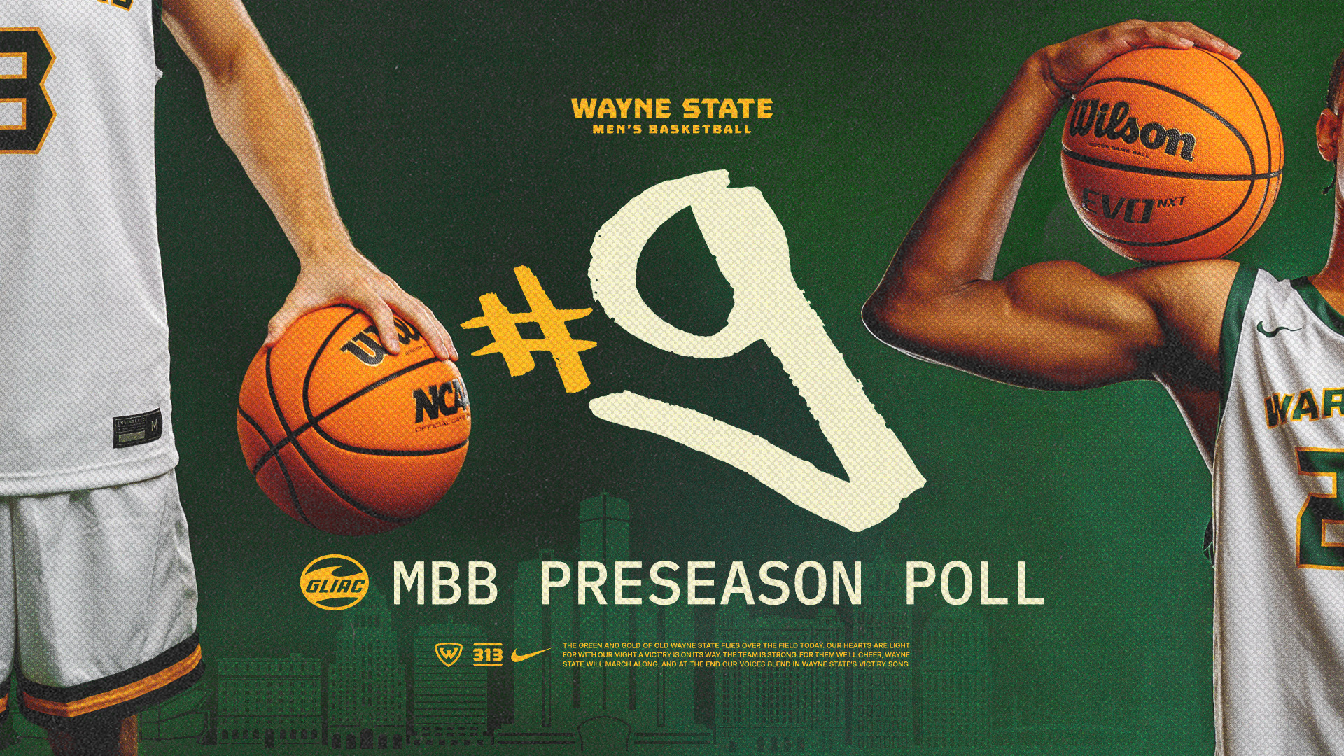 2026-27 MBB GLIAC Preseason Poll Graphic