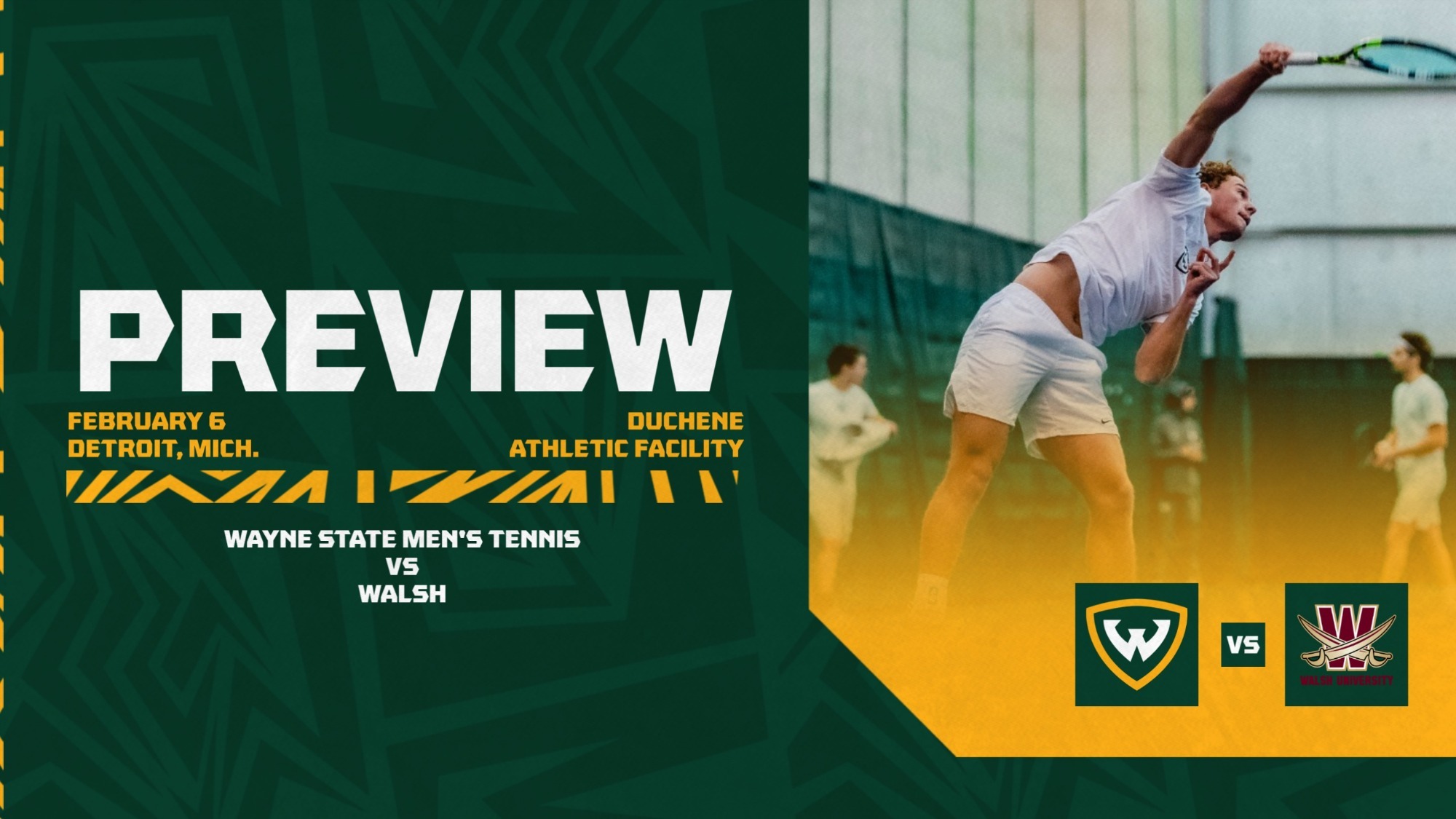 Men's Tennis Preview vs. Walsh 2026