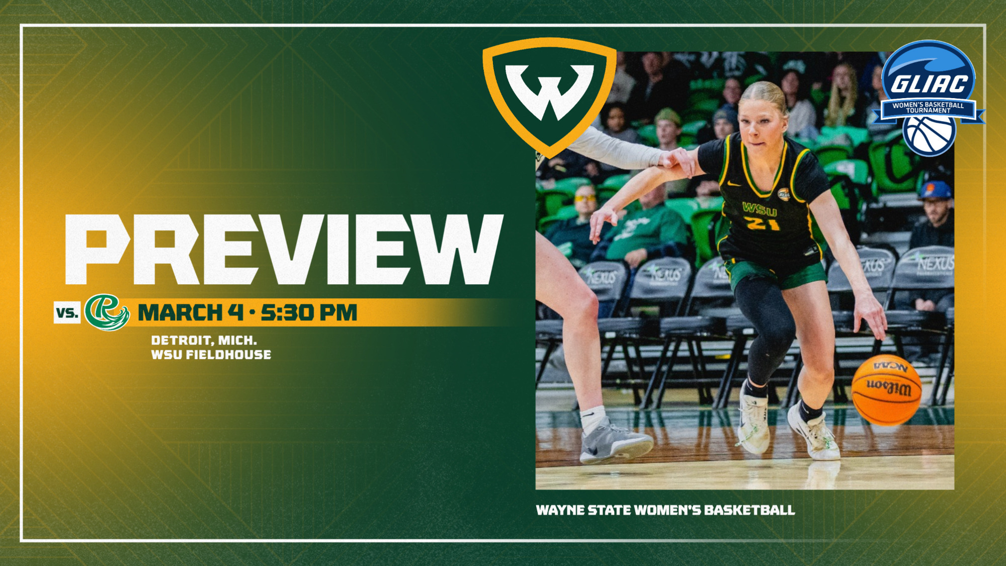 WBB Preview vs. GLIAC QF