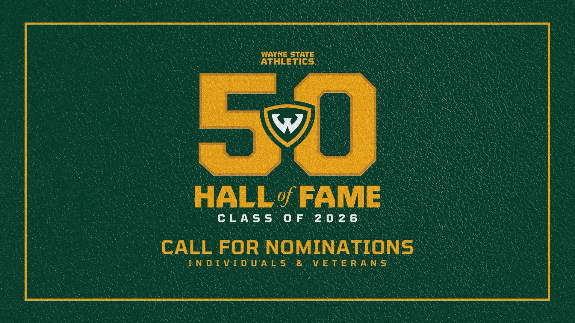 2026 WSU HOF Graphic
