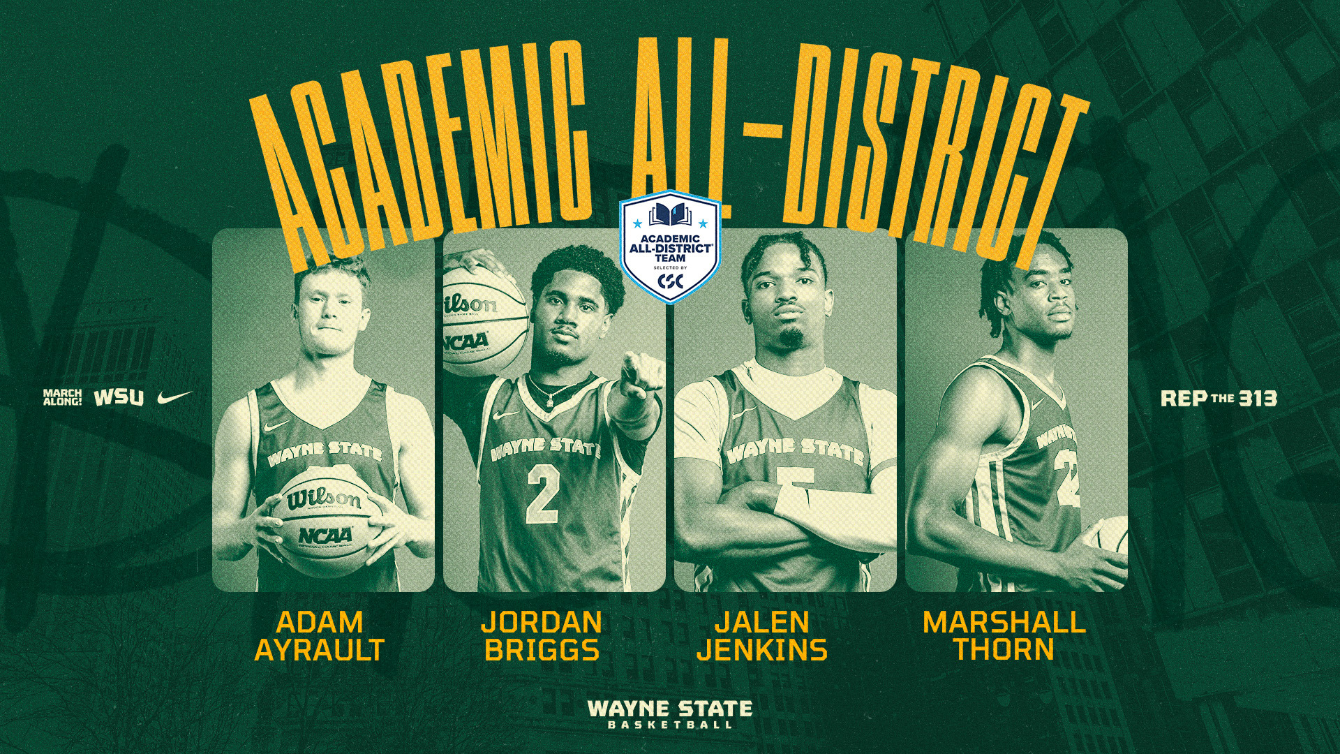 2025-26 CSC MBB Academic All-District