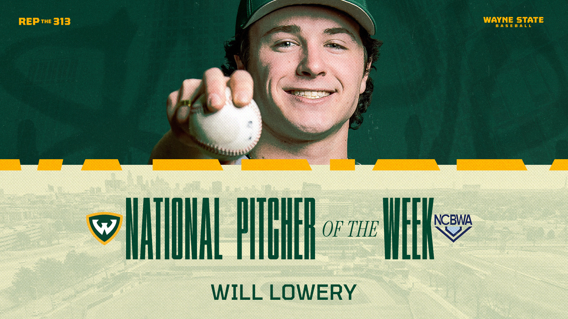 Will Lowery NCBWA National Pitcher of the Week