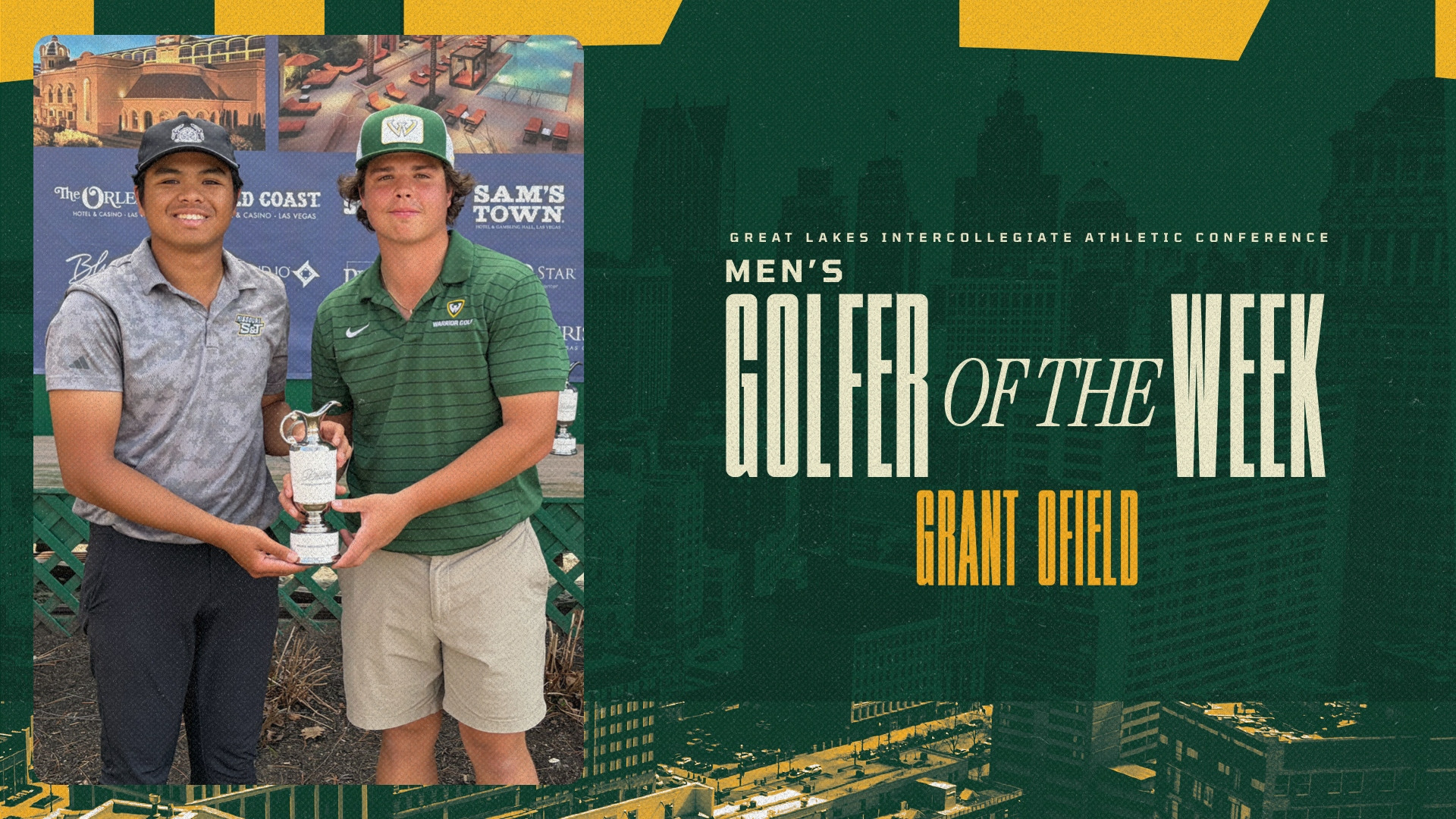 Grant Ofield - GLIAC Men's Golfer of the Week