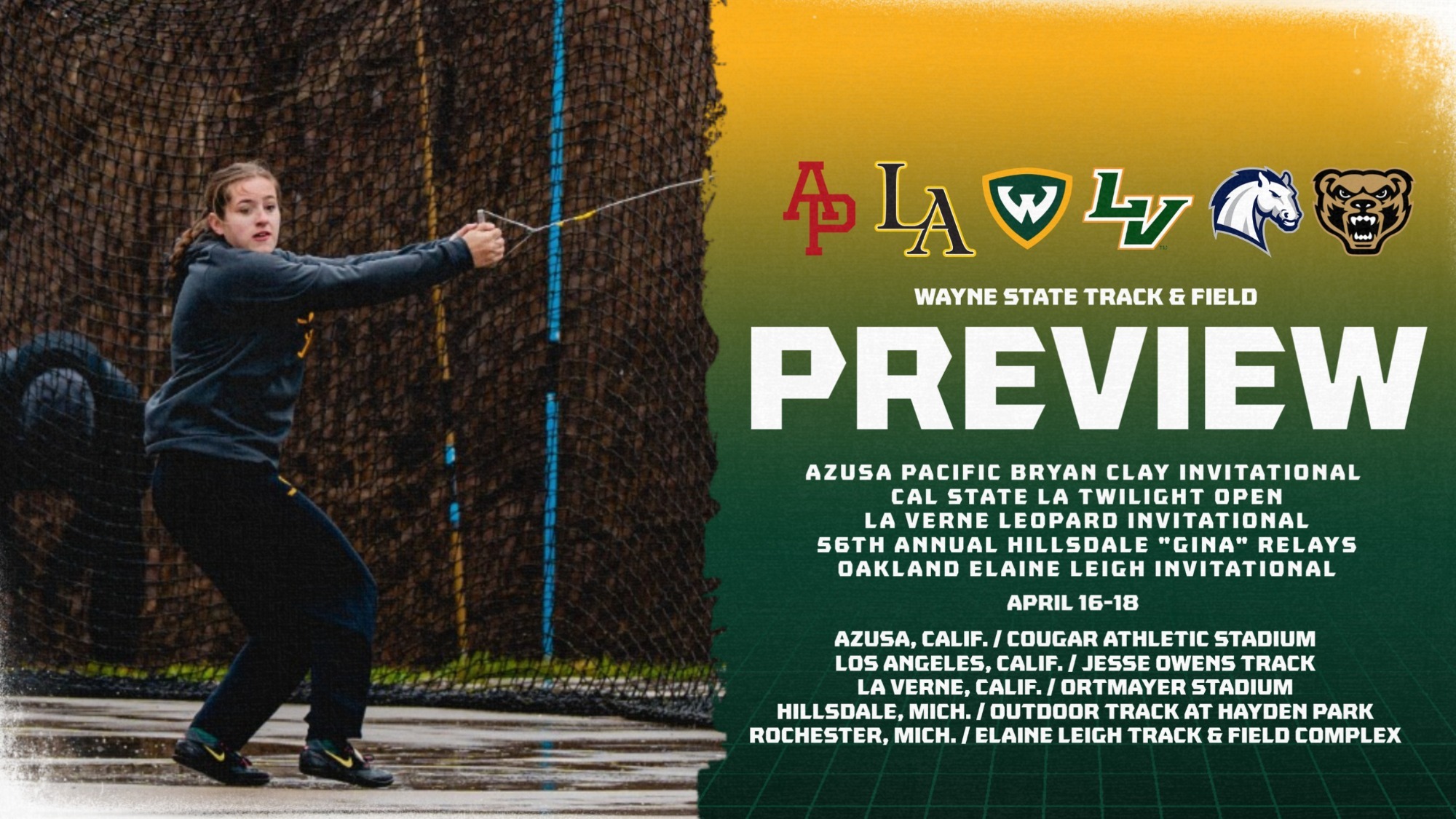 T&F Preview Cali Trip and Oakland