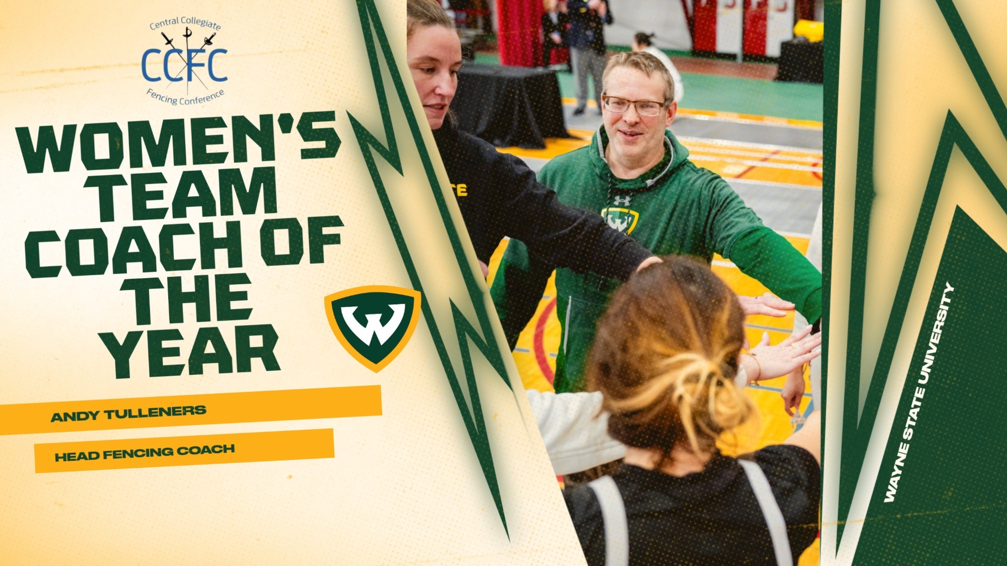 Andy Tulleners CCFC Women's Coach of the Year