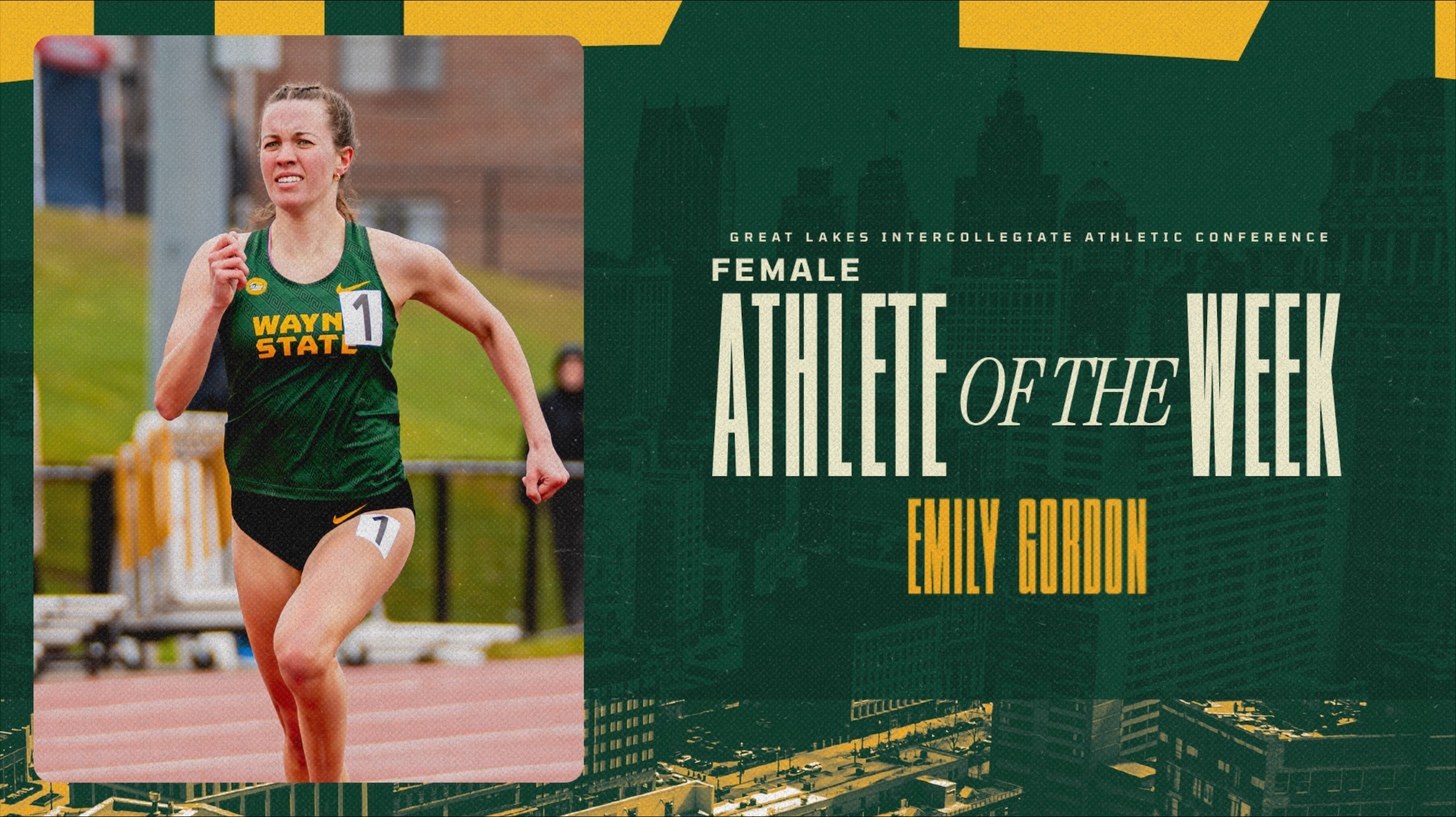 Emily Gordon GLIAC AOTW Outdoor 2026