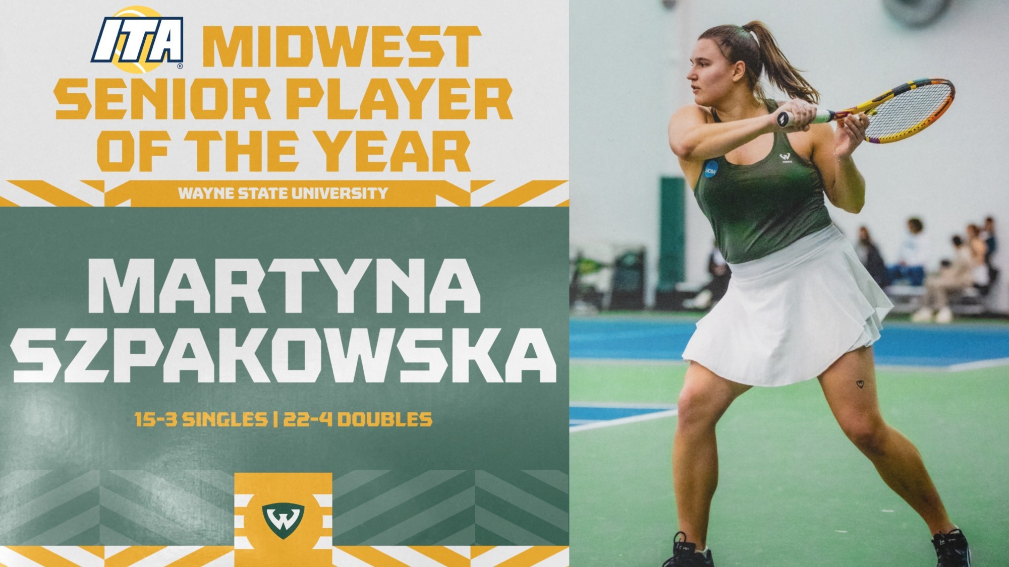 Martyna ITA Midwest Senior Player of the Year