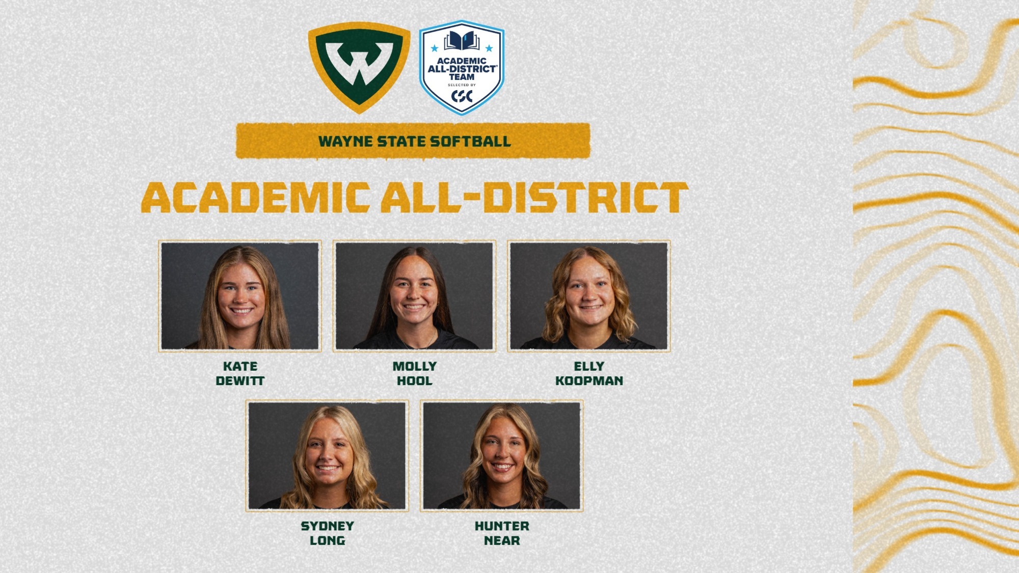 Softball Academic All-District