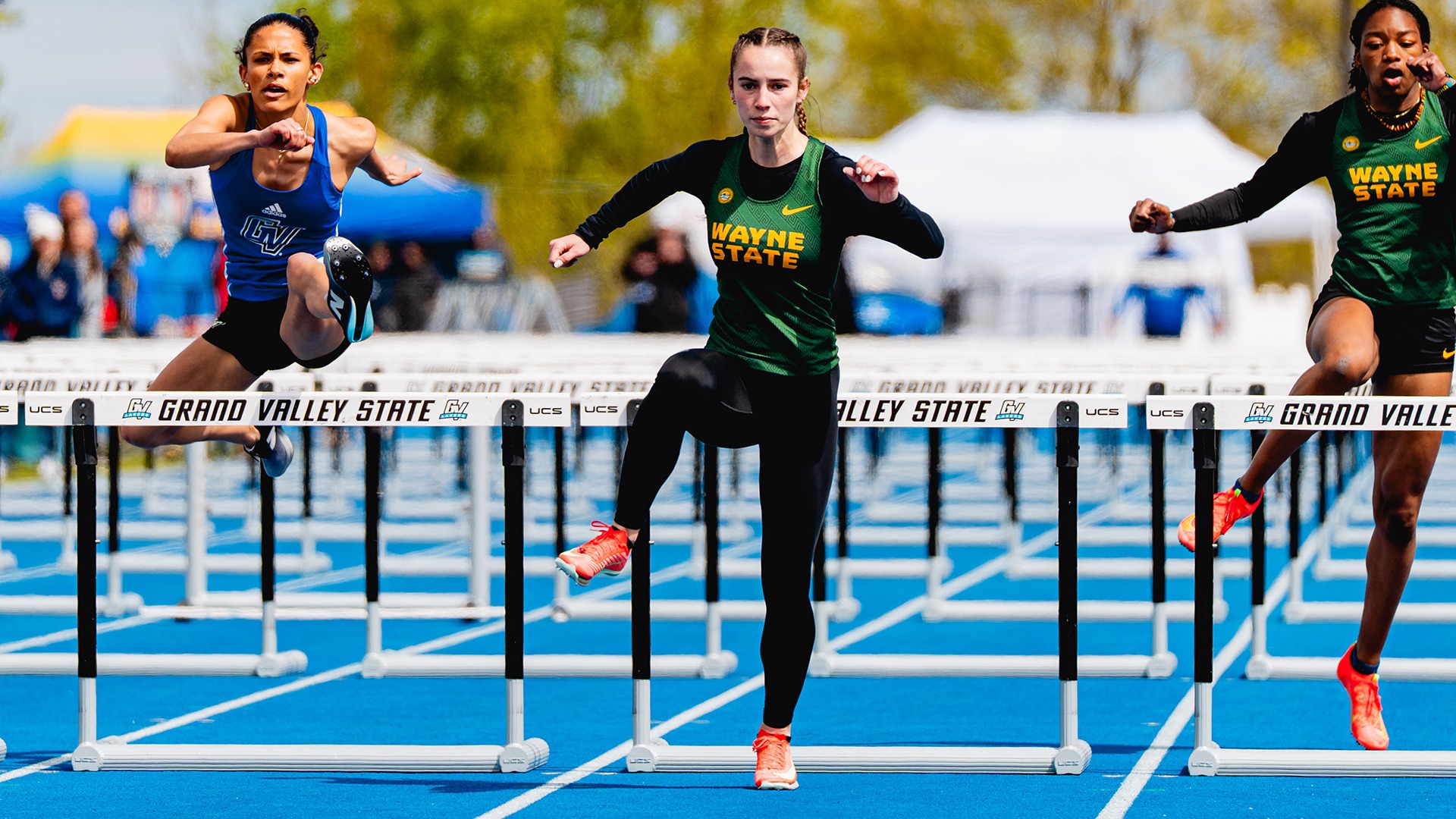Megan Zahnow at 2026 GLIACs - 100m hurdles champion