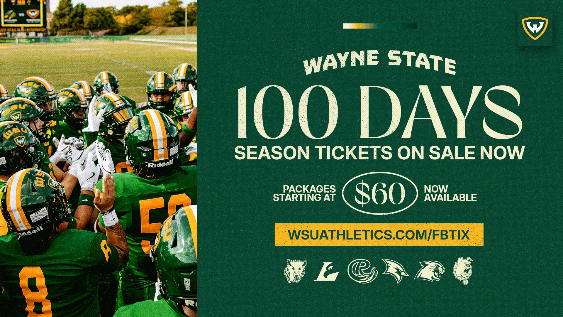 2026 Football - 100 days to season opener