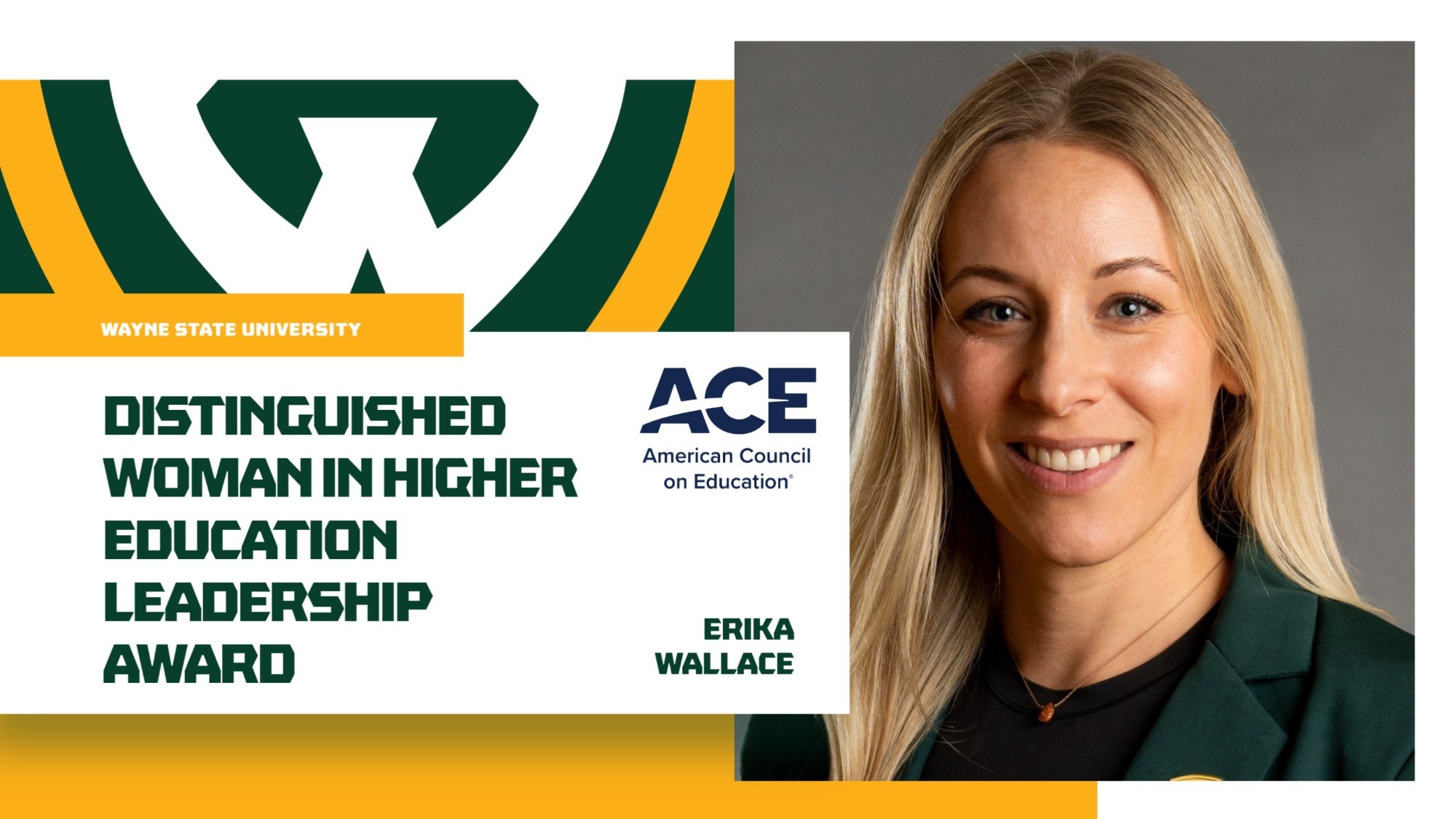 Erika Wallace ACE DWA Award