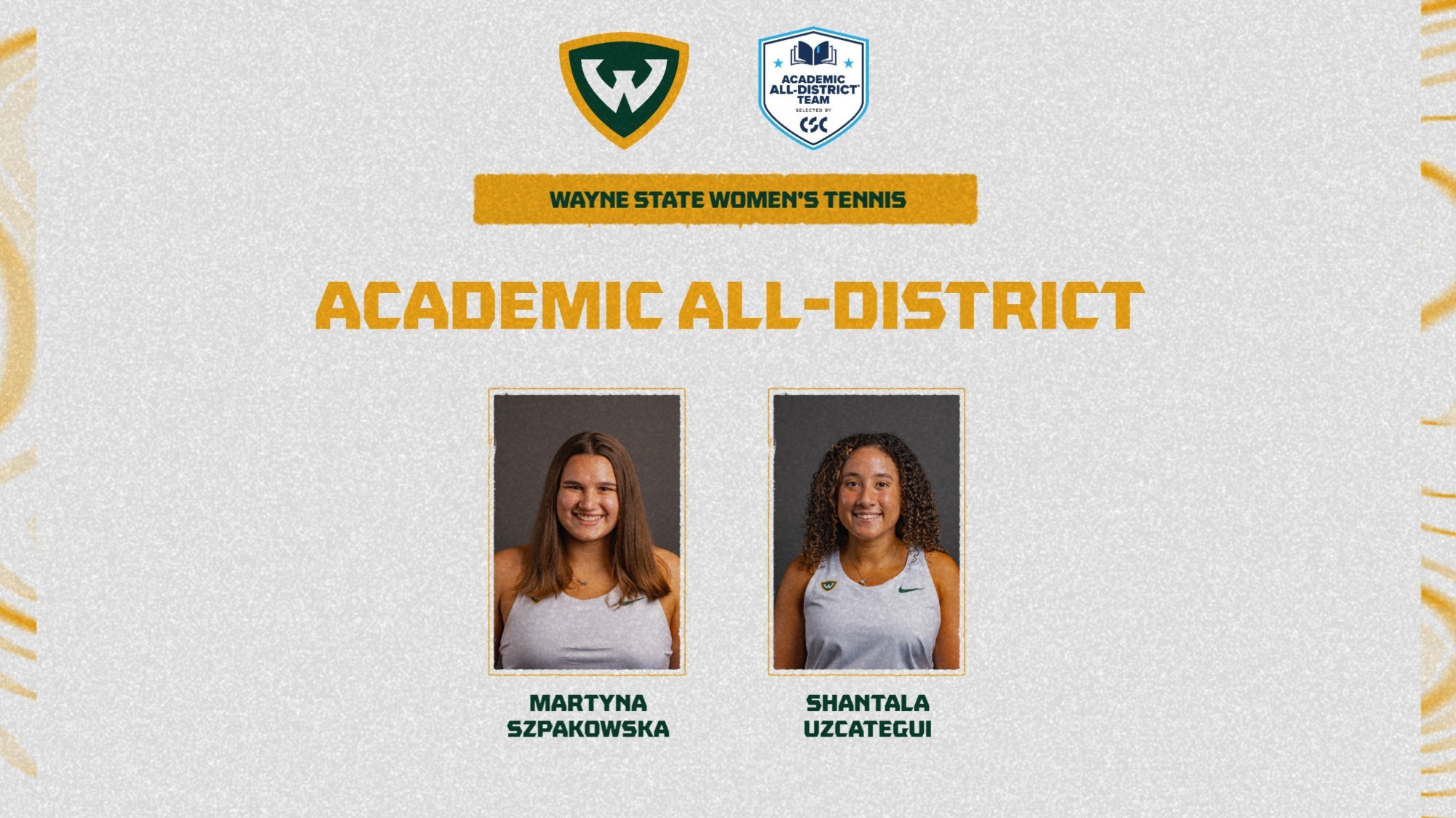 WTen Academic All-District 2026