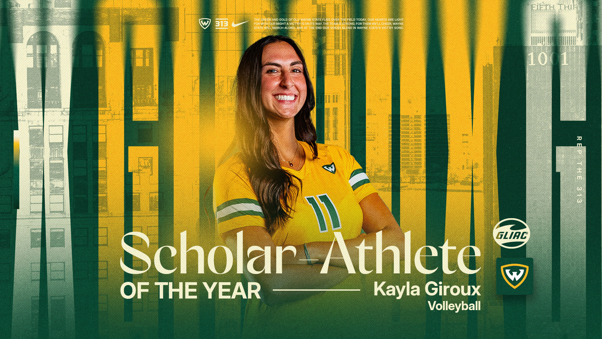 Giroux 2025-26 GLIAC Scholar-Athlete of the Year
