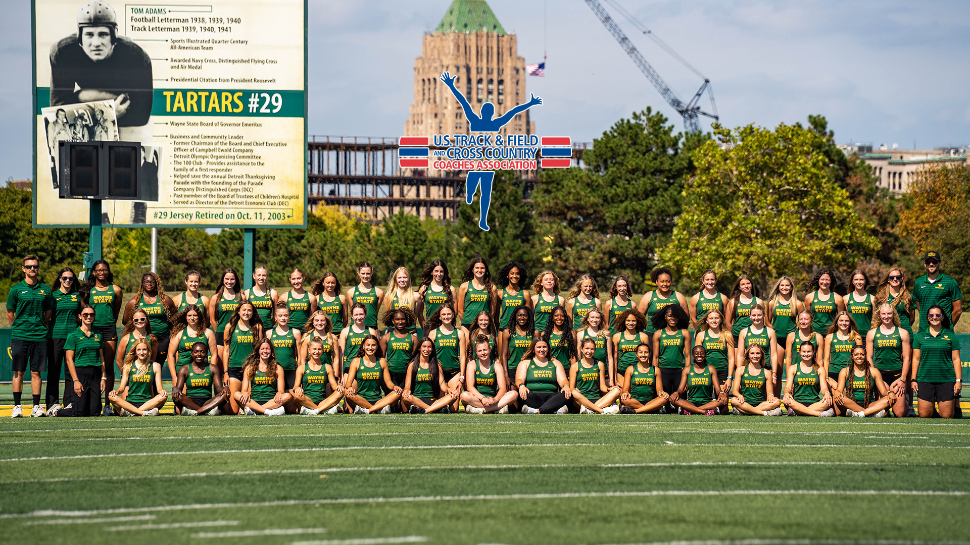 2025-26 WTF Team Photo with USTFCCCA Logo