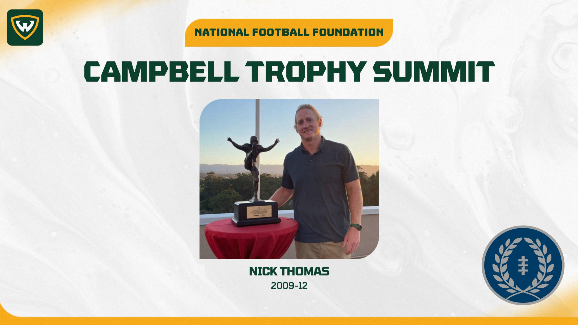 Nick Thomas - 2026 NFF Campbell Trophy Summit