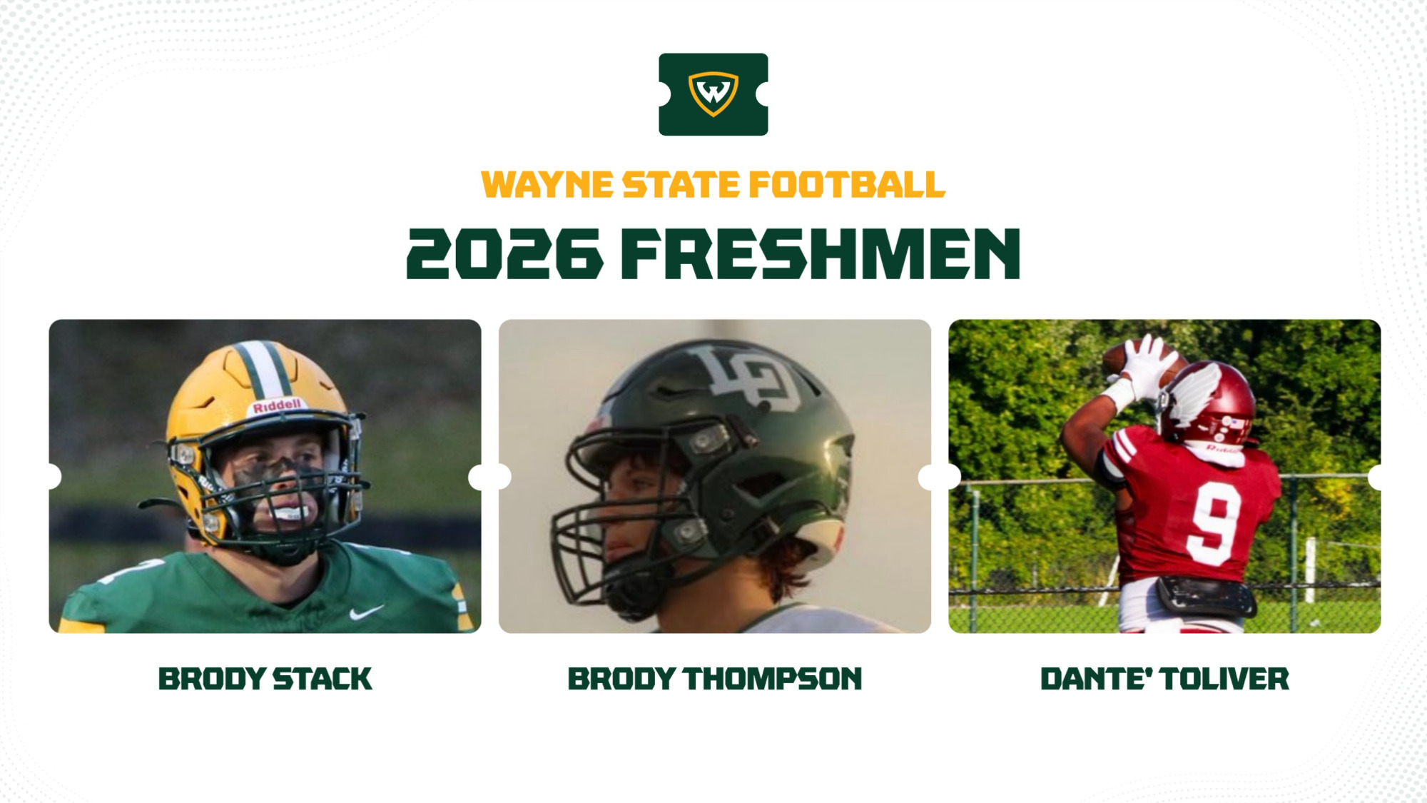2026 Football Freshmen