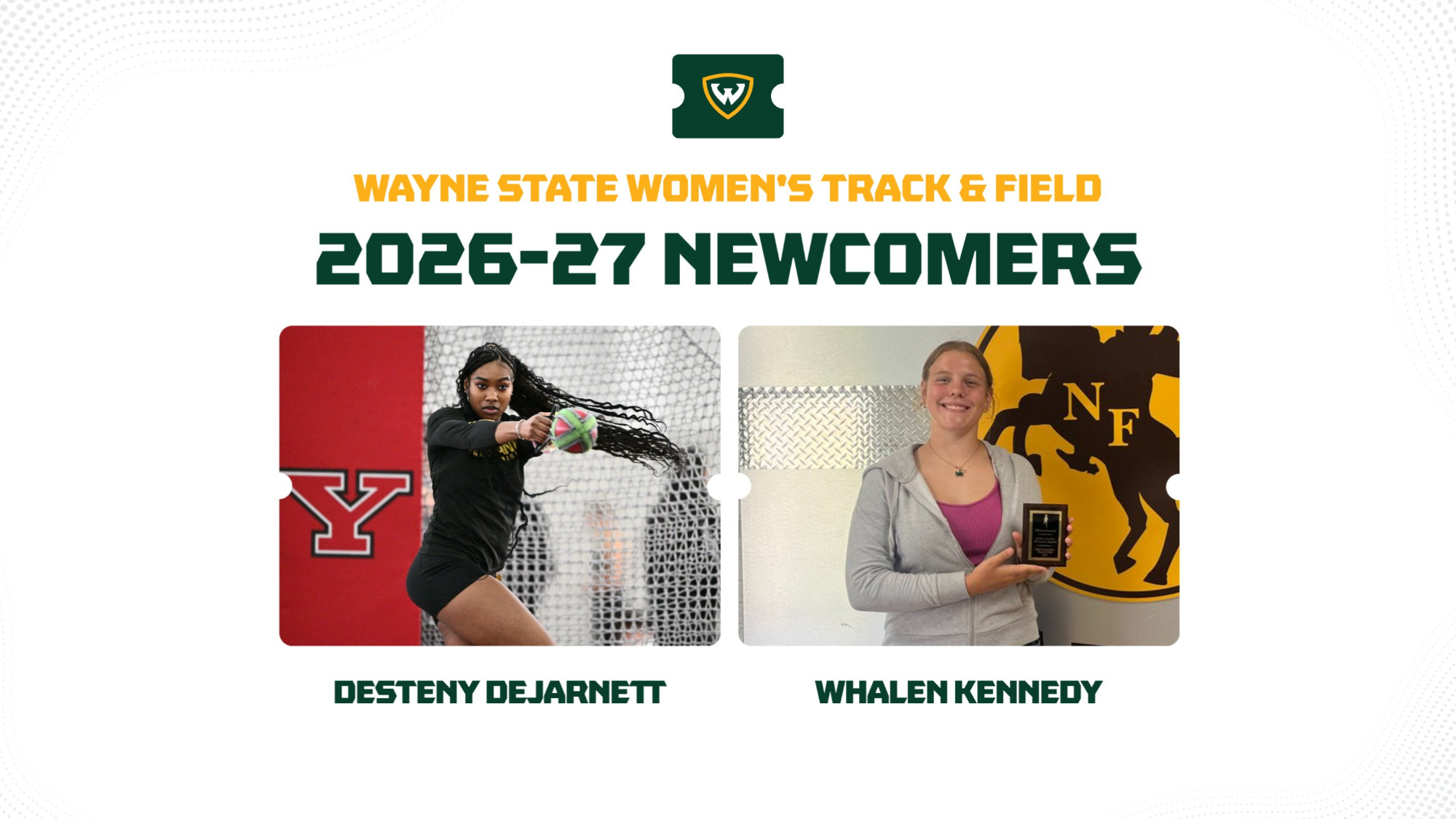 2026-27 WT&F Newcomers