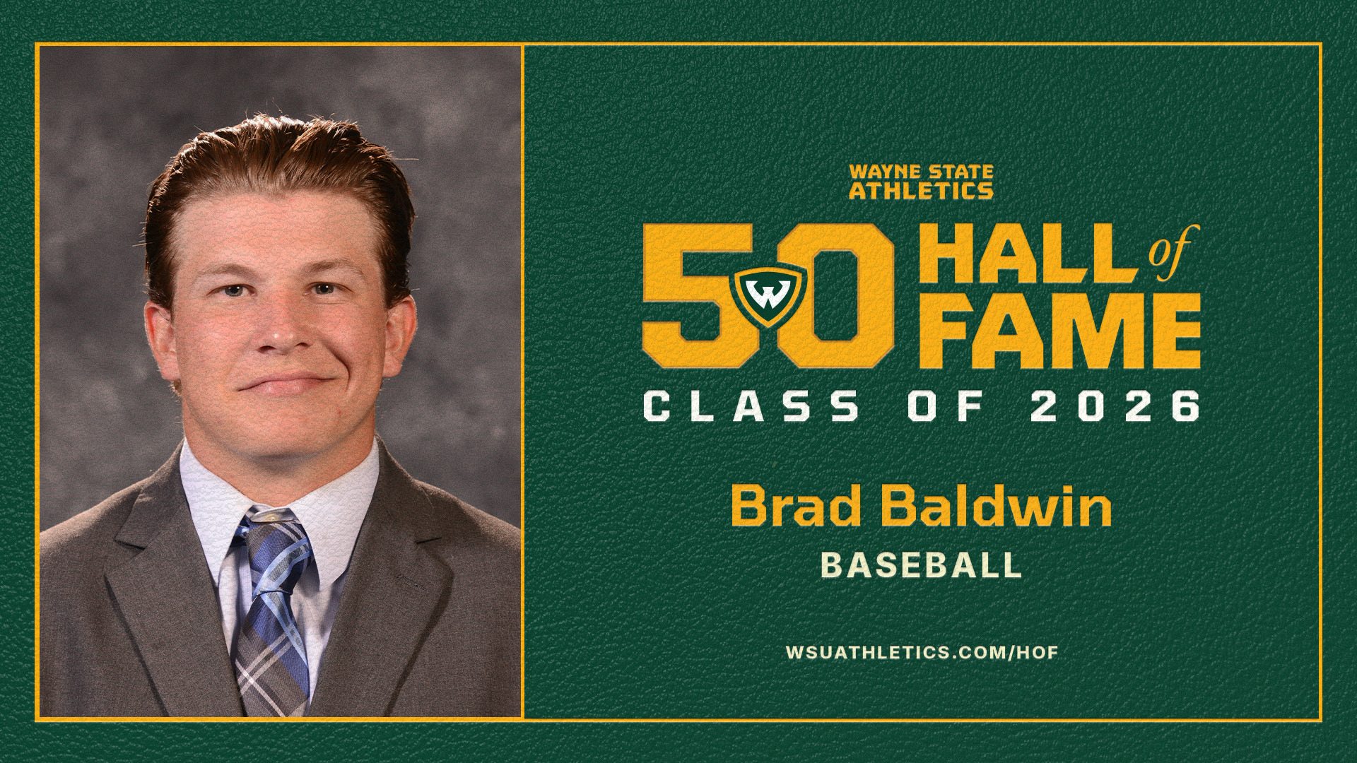 HOF Inductee - Brad Baldwin