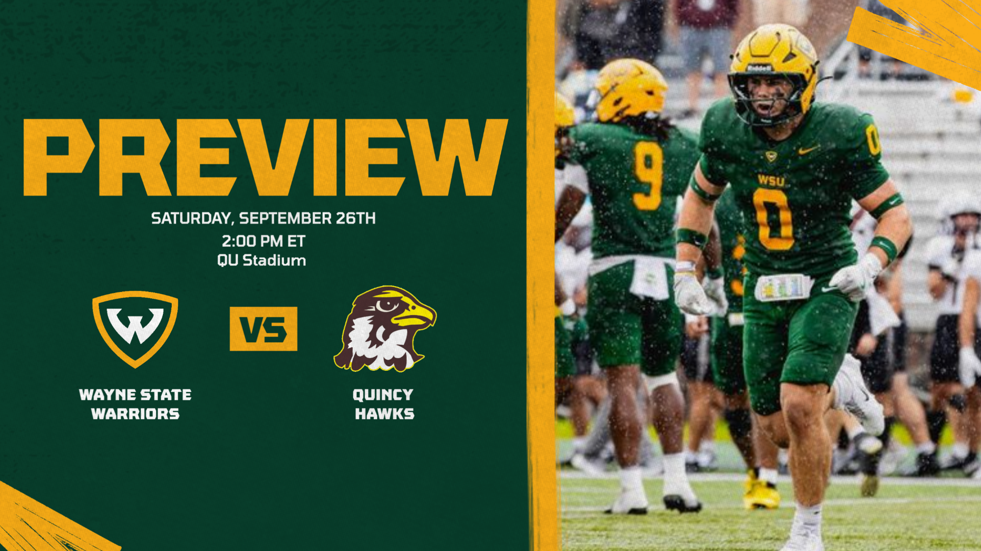 Football Preview Graphic - Quincy