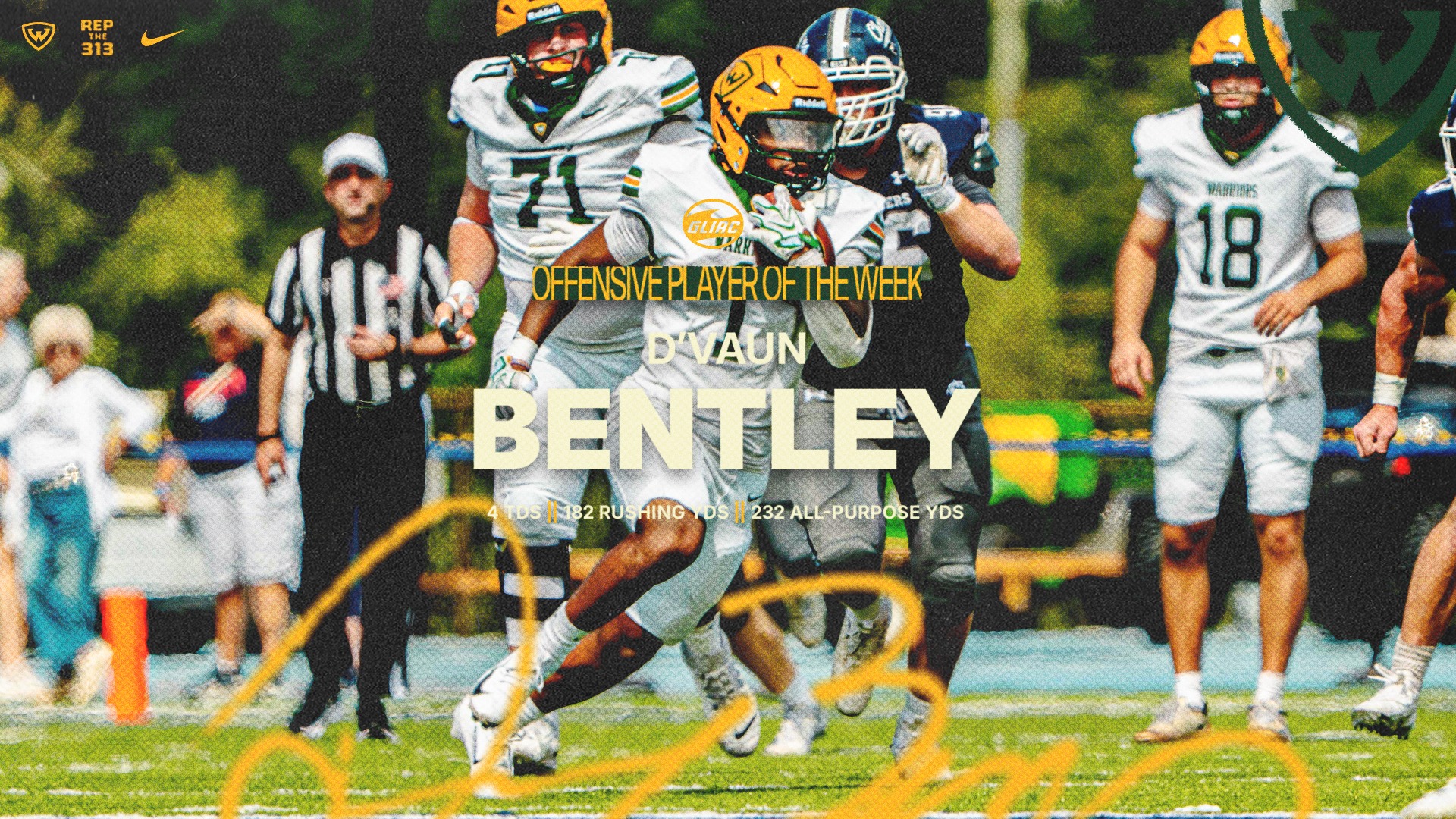 D'Vaun Bentley POTW graphic - Quincy 2026